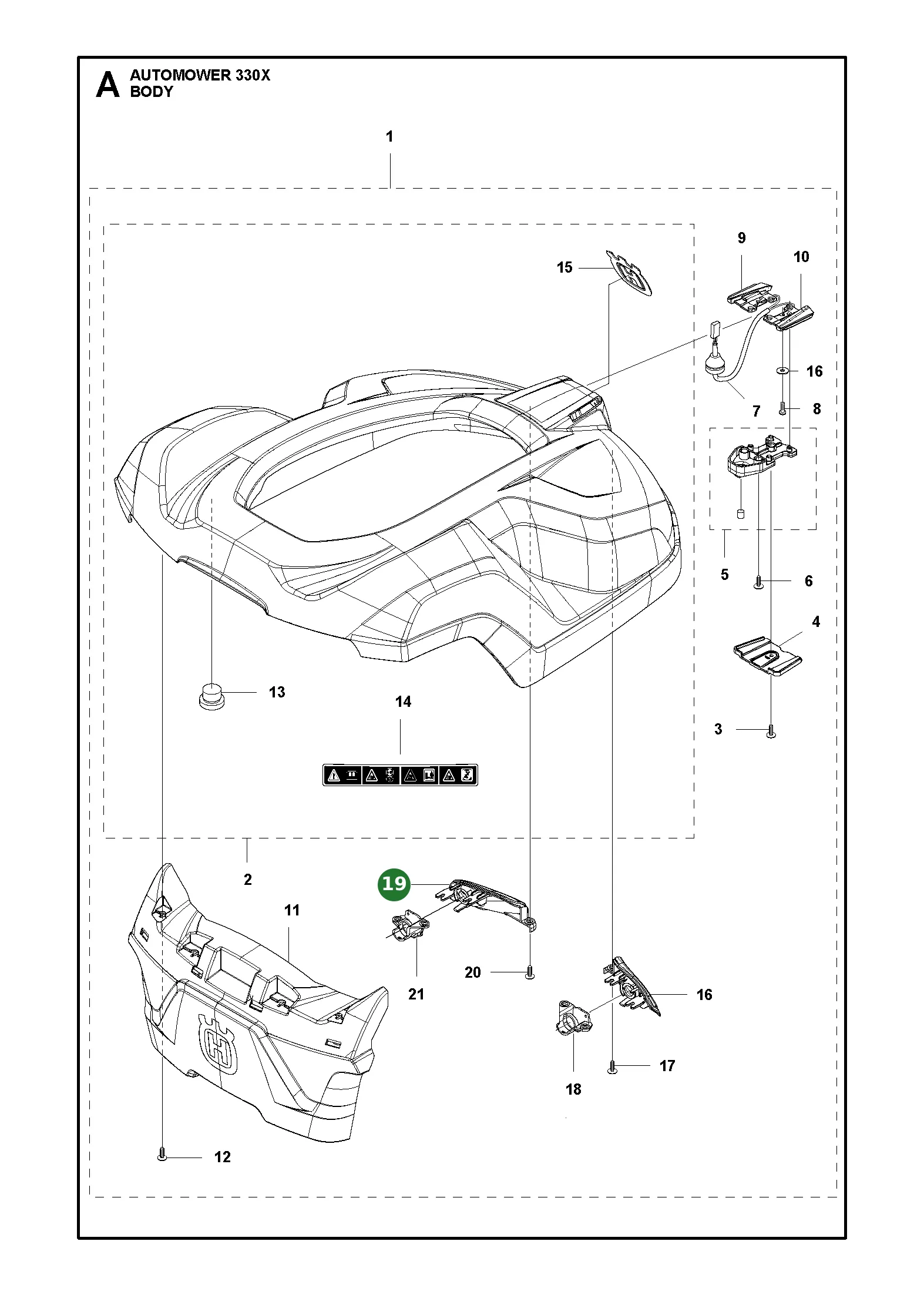 Position im Ersatzteilkatalog