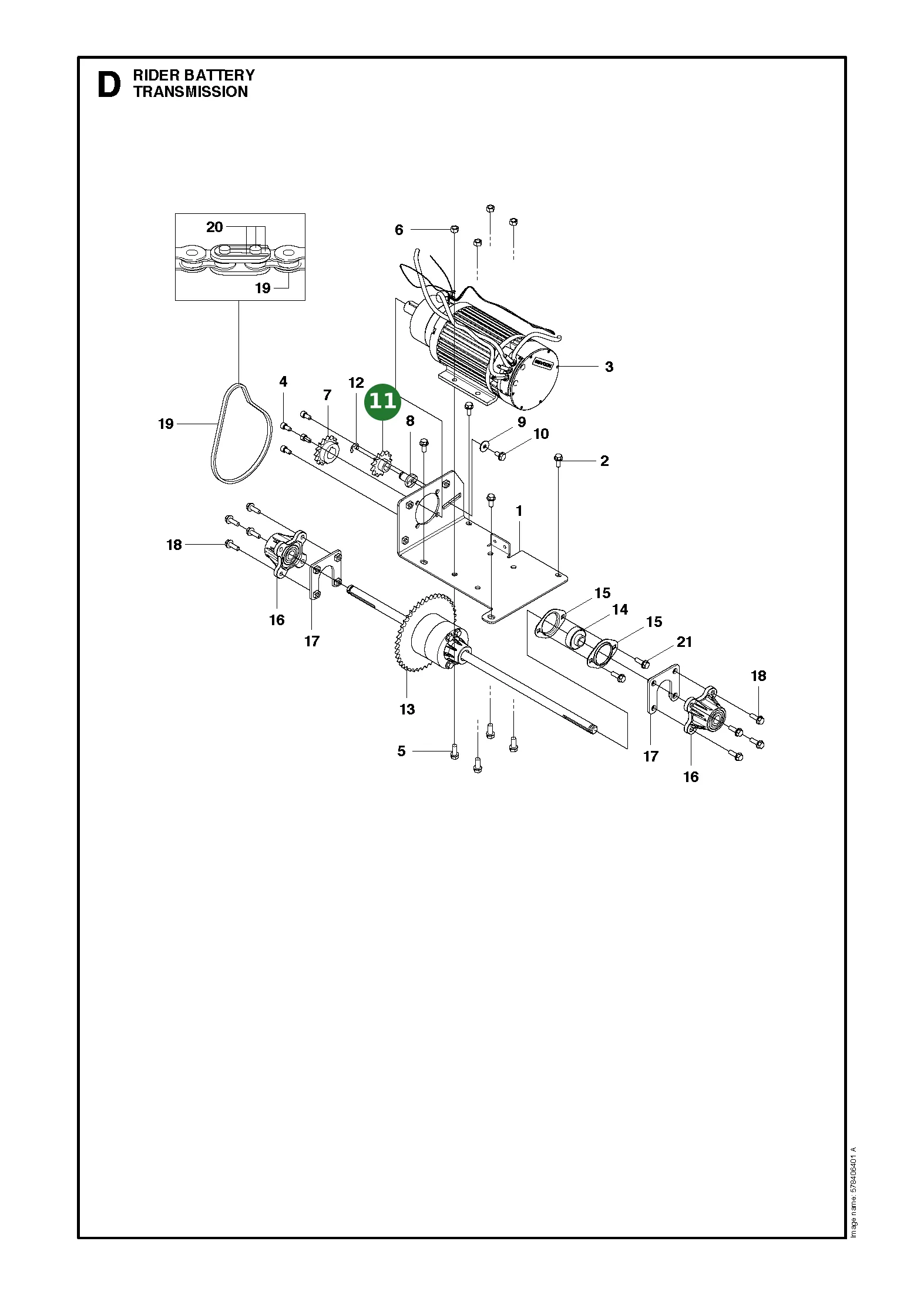 Position im Ersatzteilkatalog