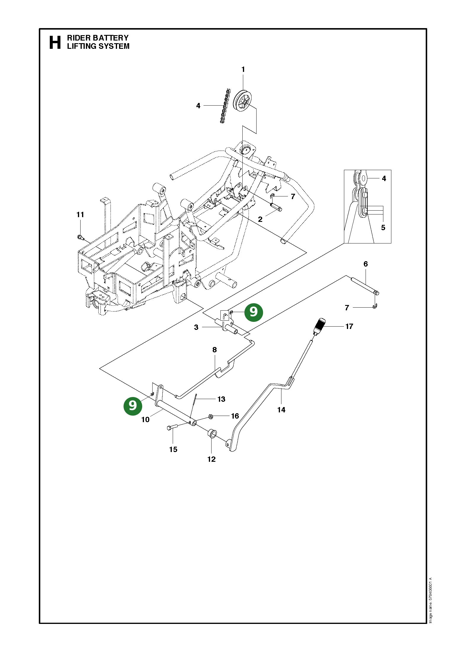 Position im Ersatzteilkatalog
