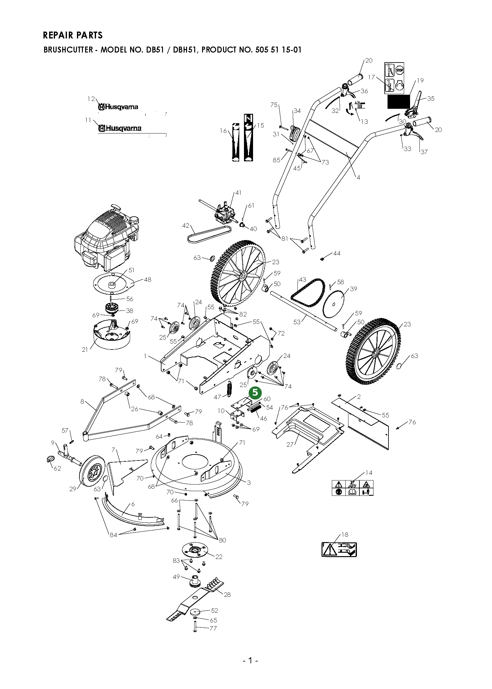 Position im Ersatzteilkatalog