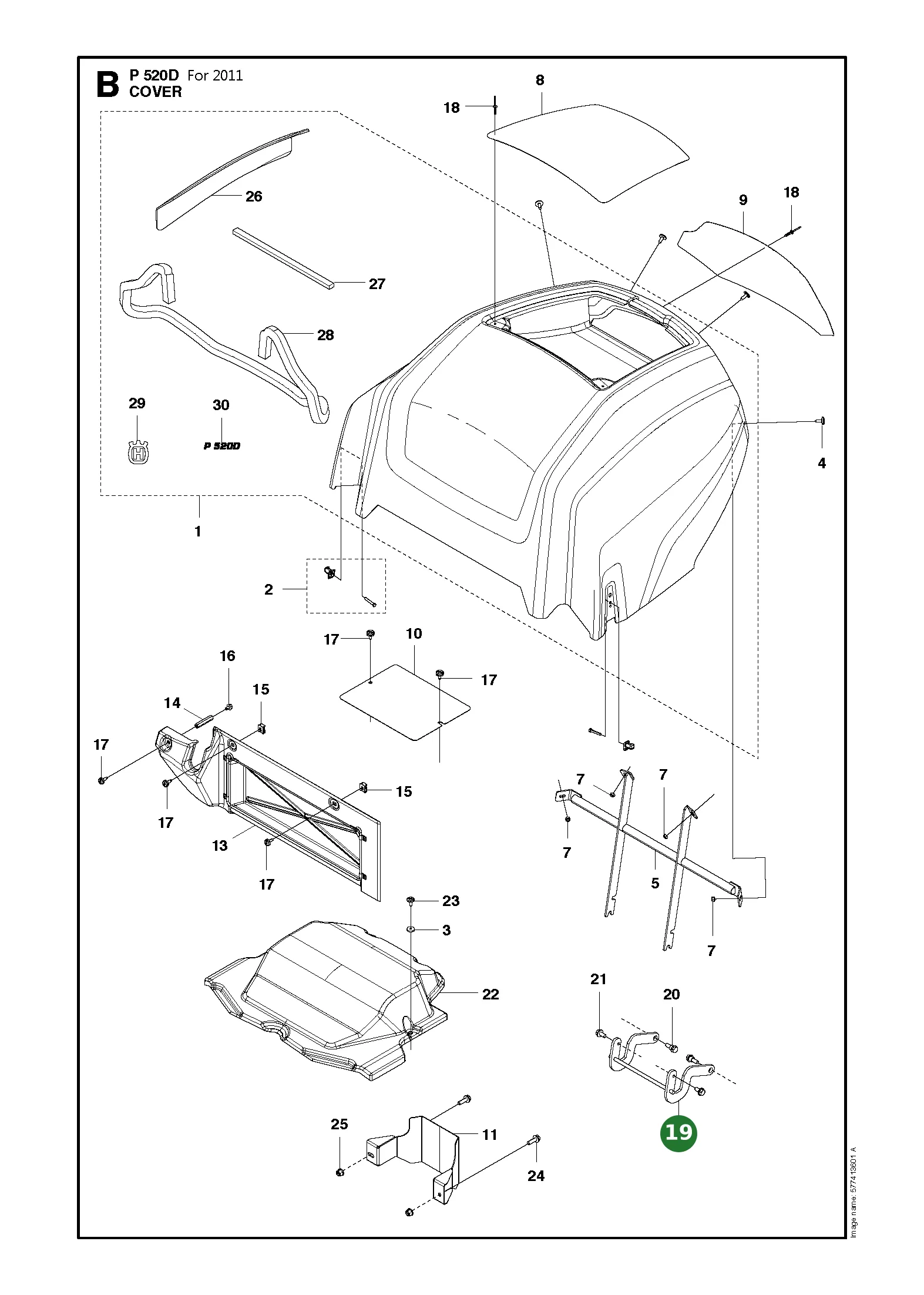 Position im Ersatzteilkatalog