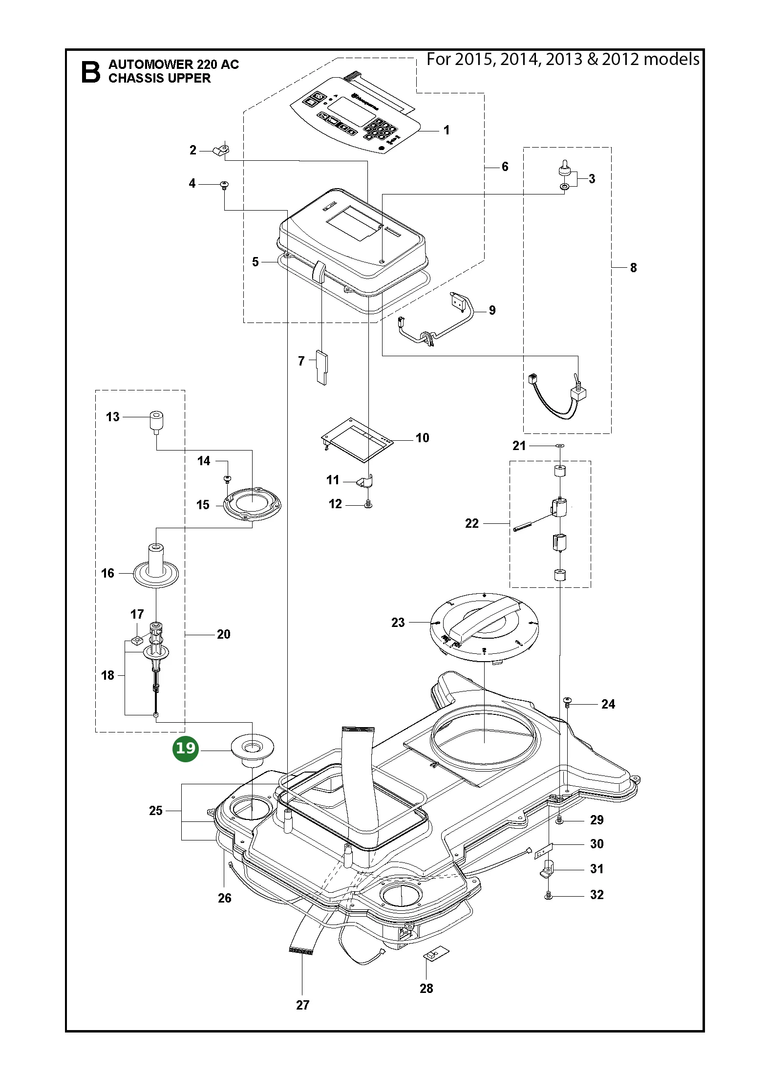 Husqvarna Bewegungsbegrenzer