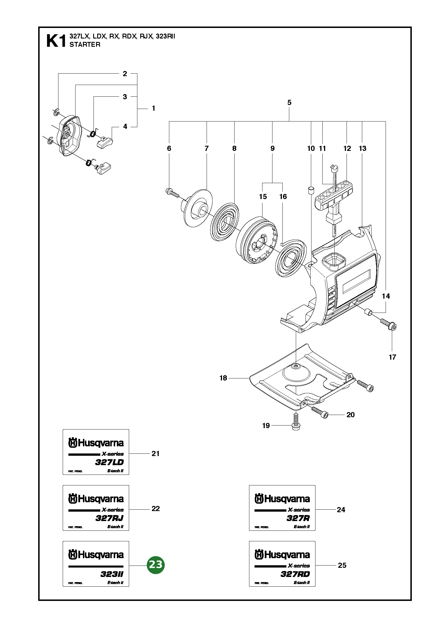 Position im Ersatzteilkatalog