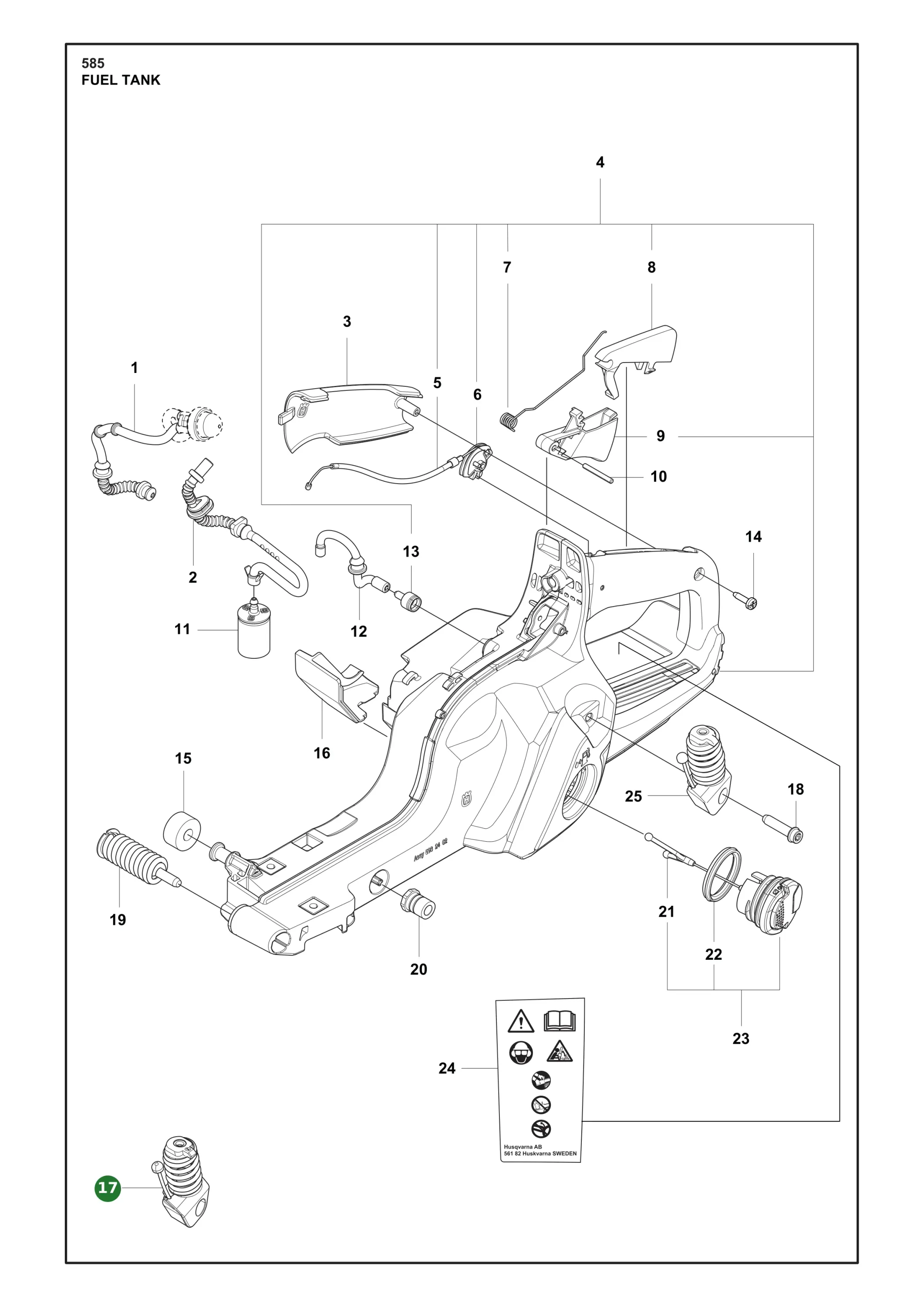 Position im Ersatzteilkatalog