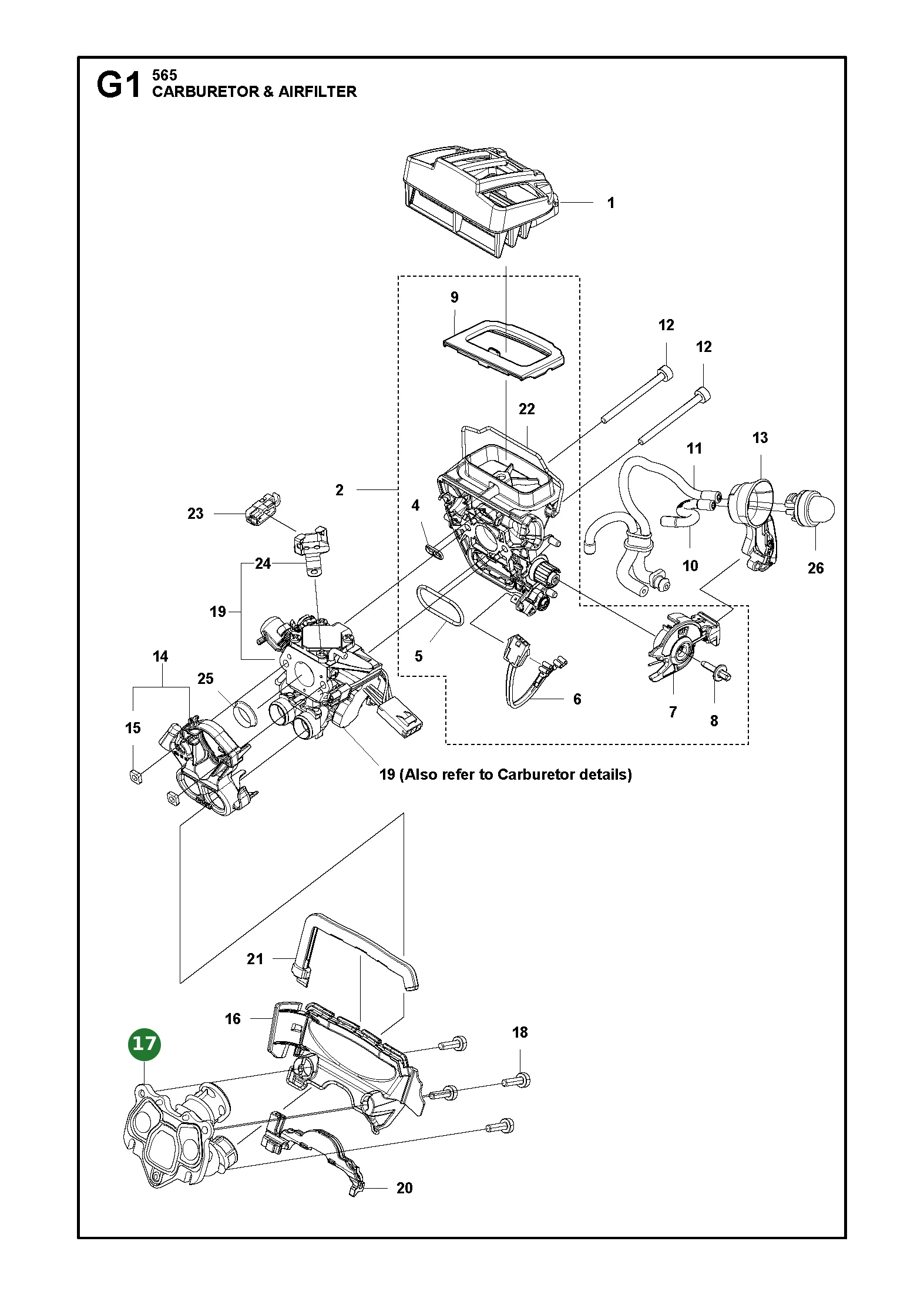 Position im Ersatzteilkatalog