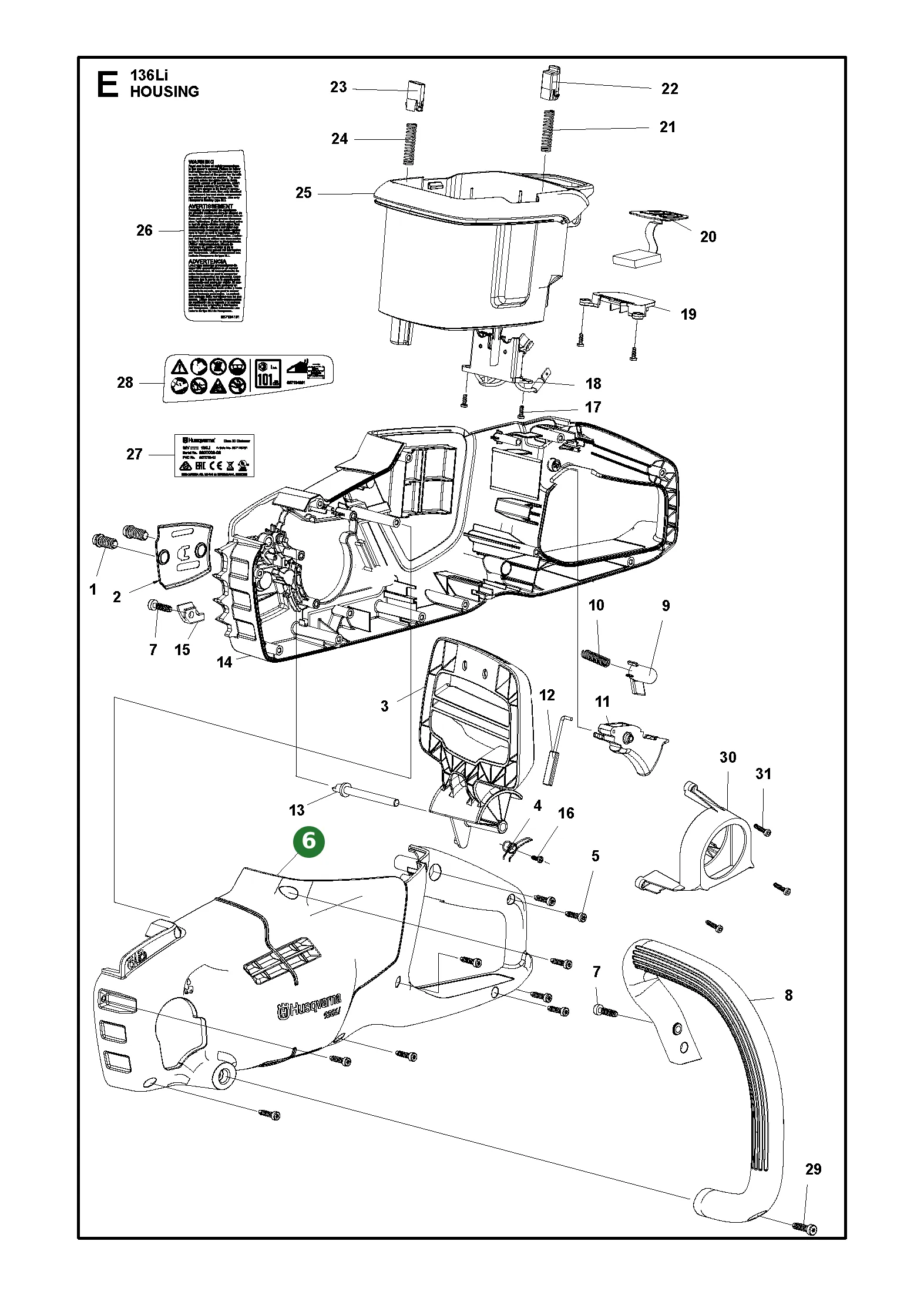 Position im Ersatzteilkatalog