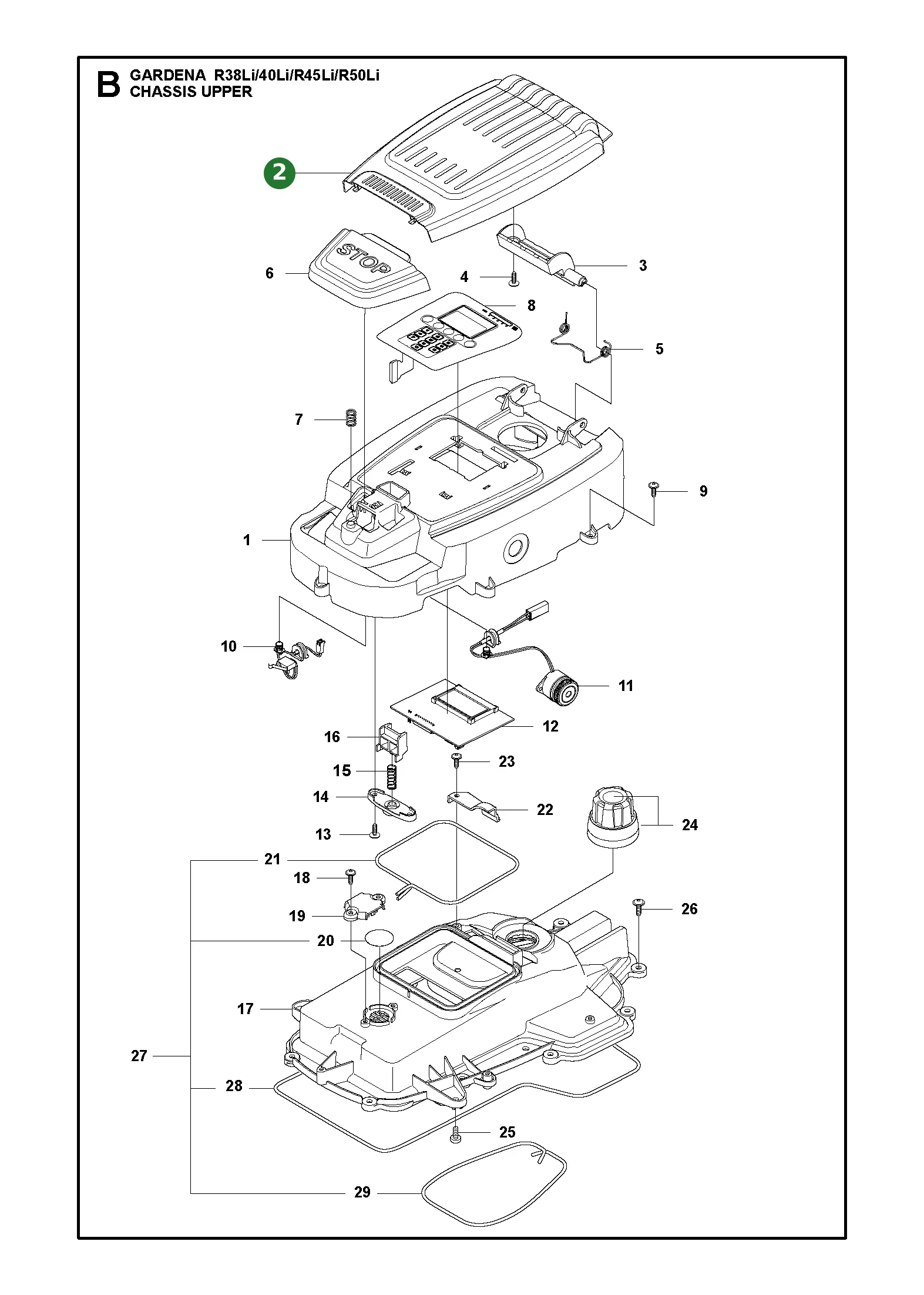 Position im Ersatzteilkatalog