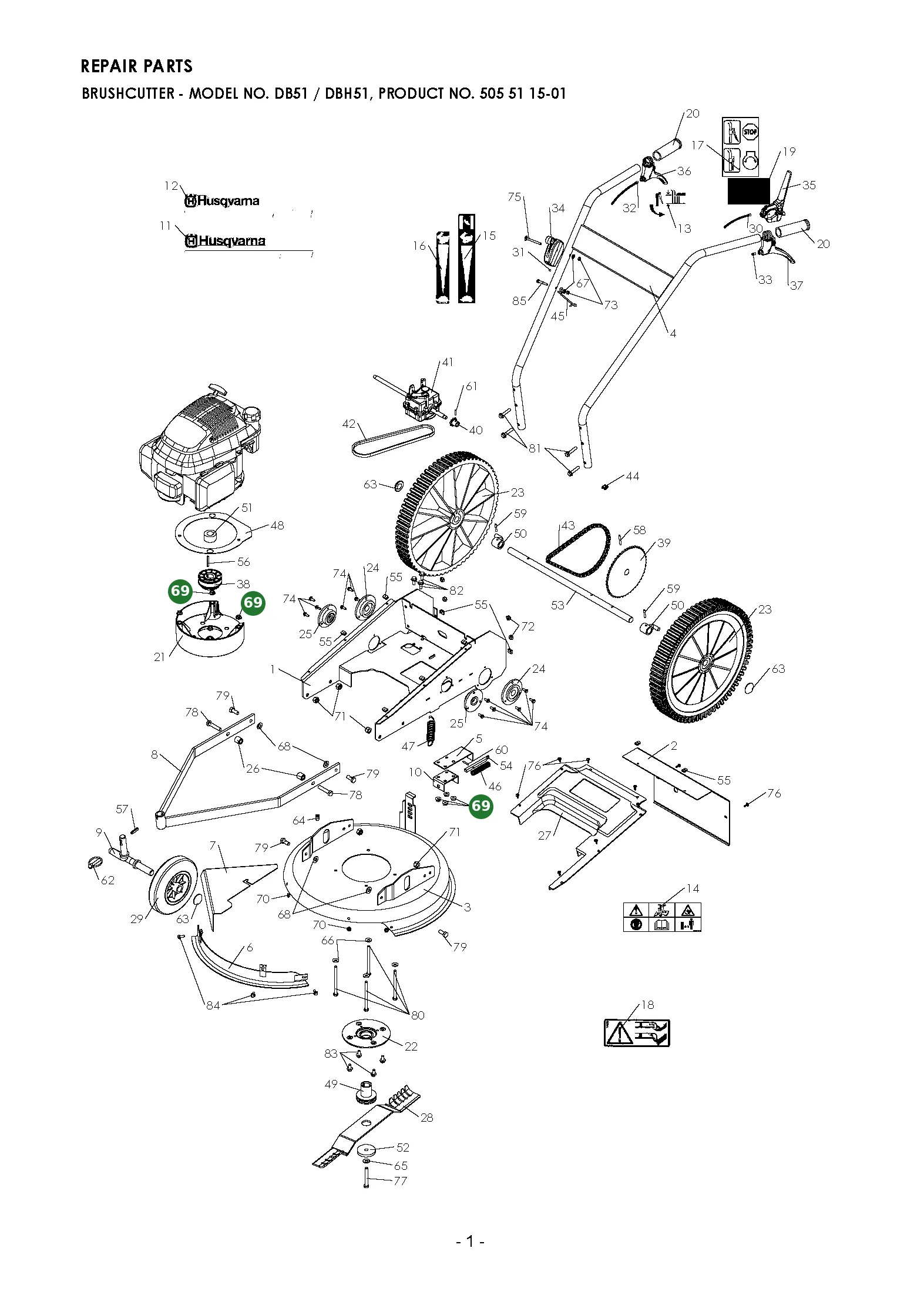 Position im Ersatzteilkatalog