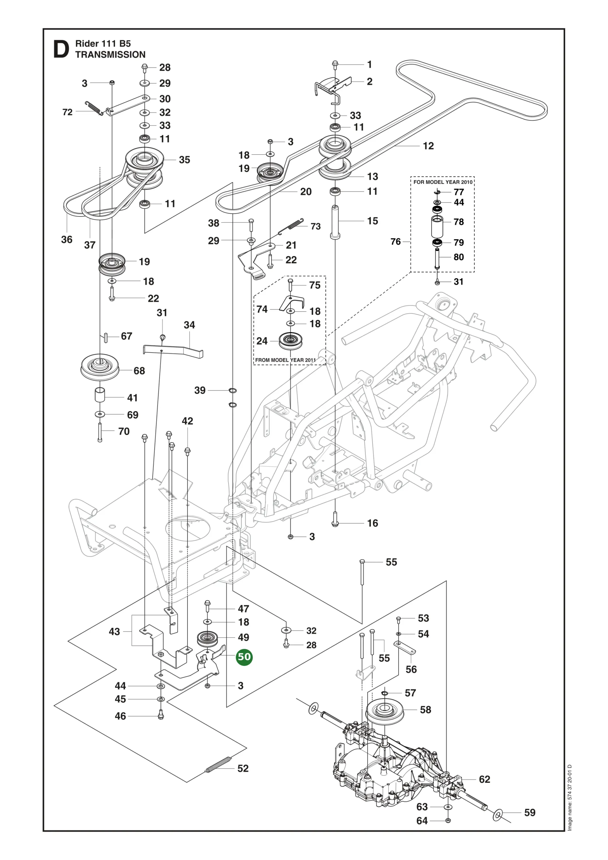Position im Ersatzteilkatalog