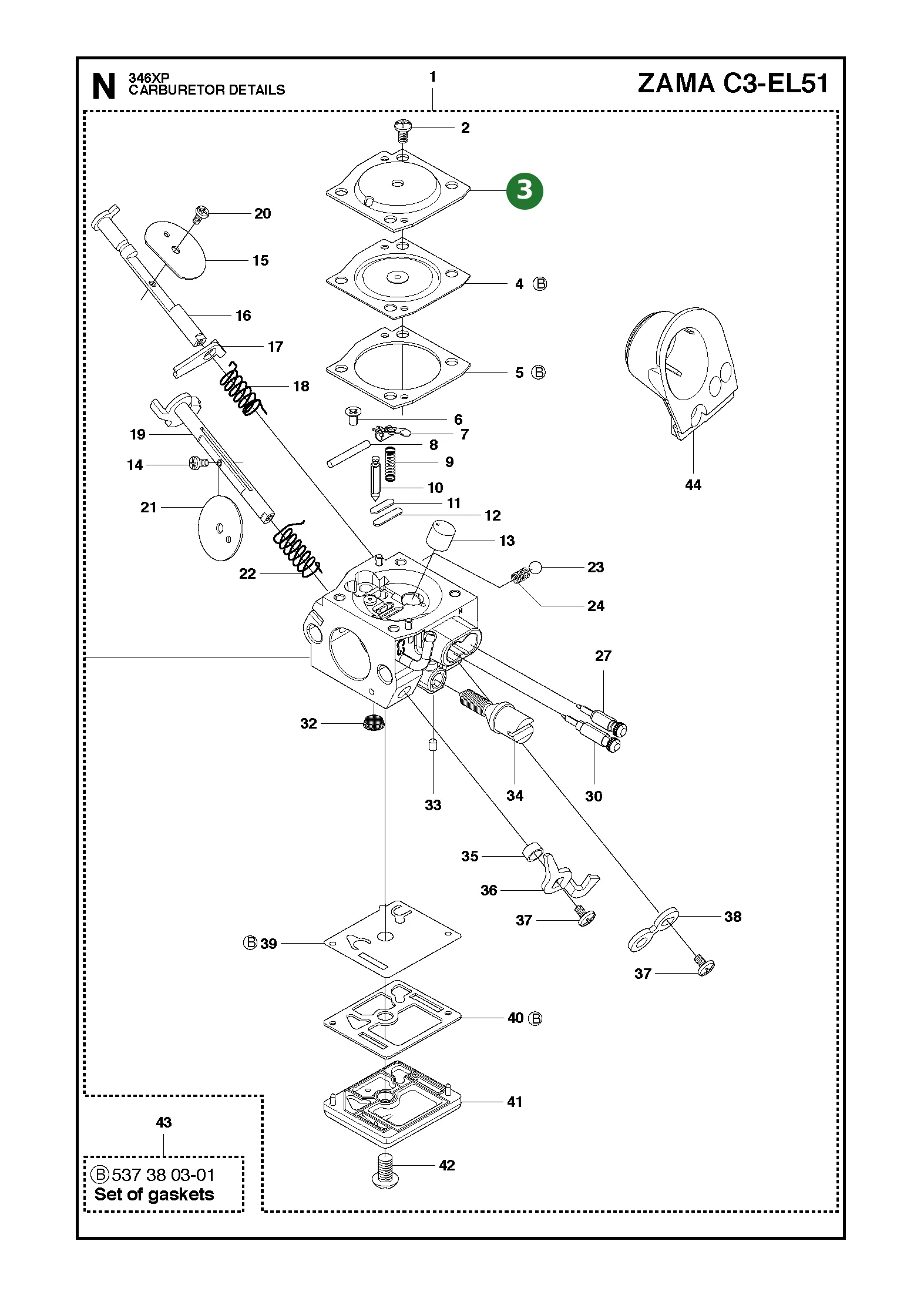 Position im Ersatzteilkatalog