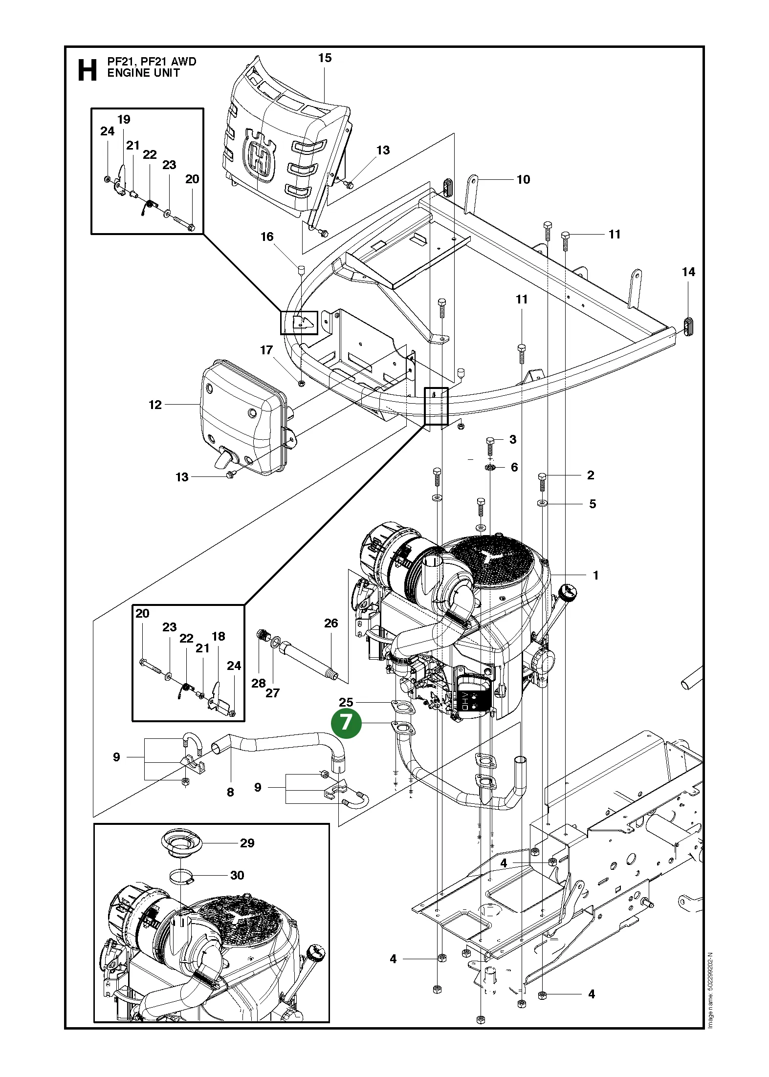 Position im Ersatzteilkatalog