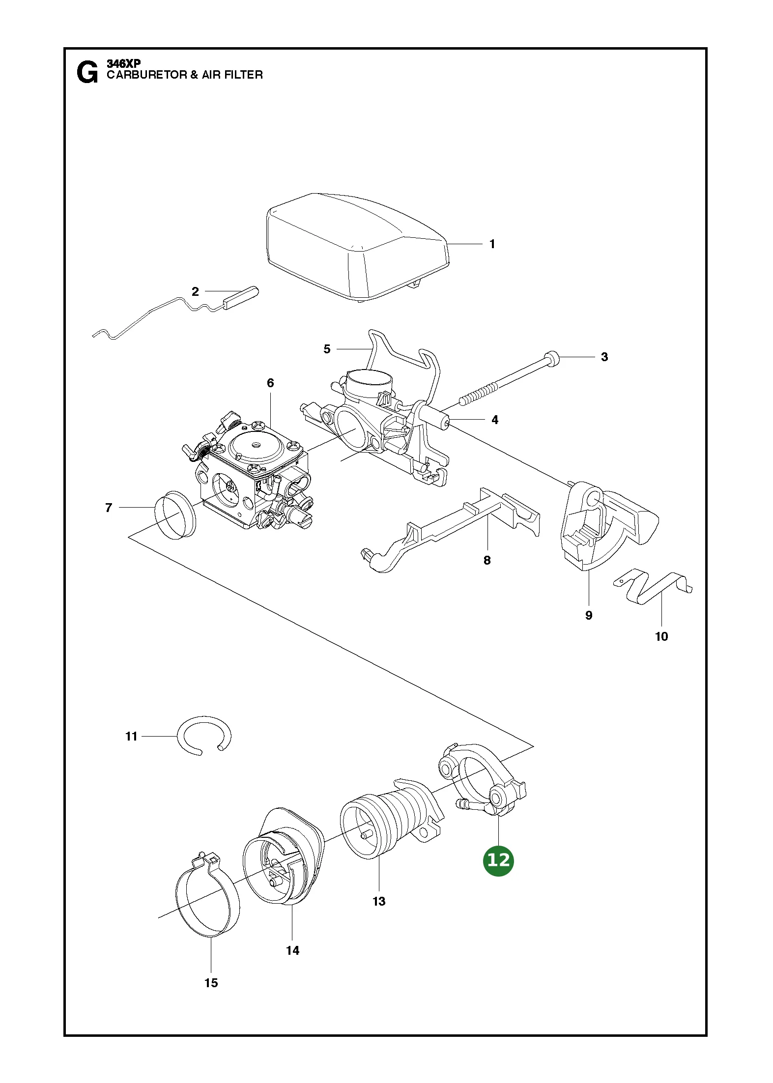 Befestigungslasche f&uuml;r Husqvarna Motors&auml;gen...