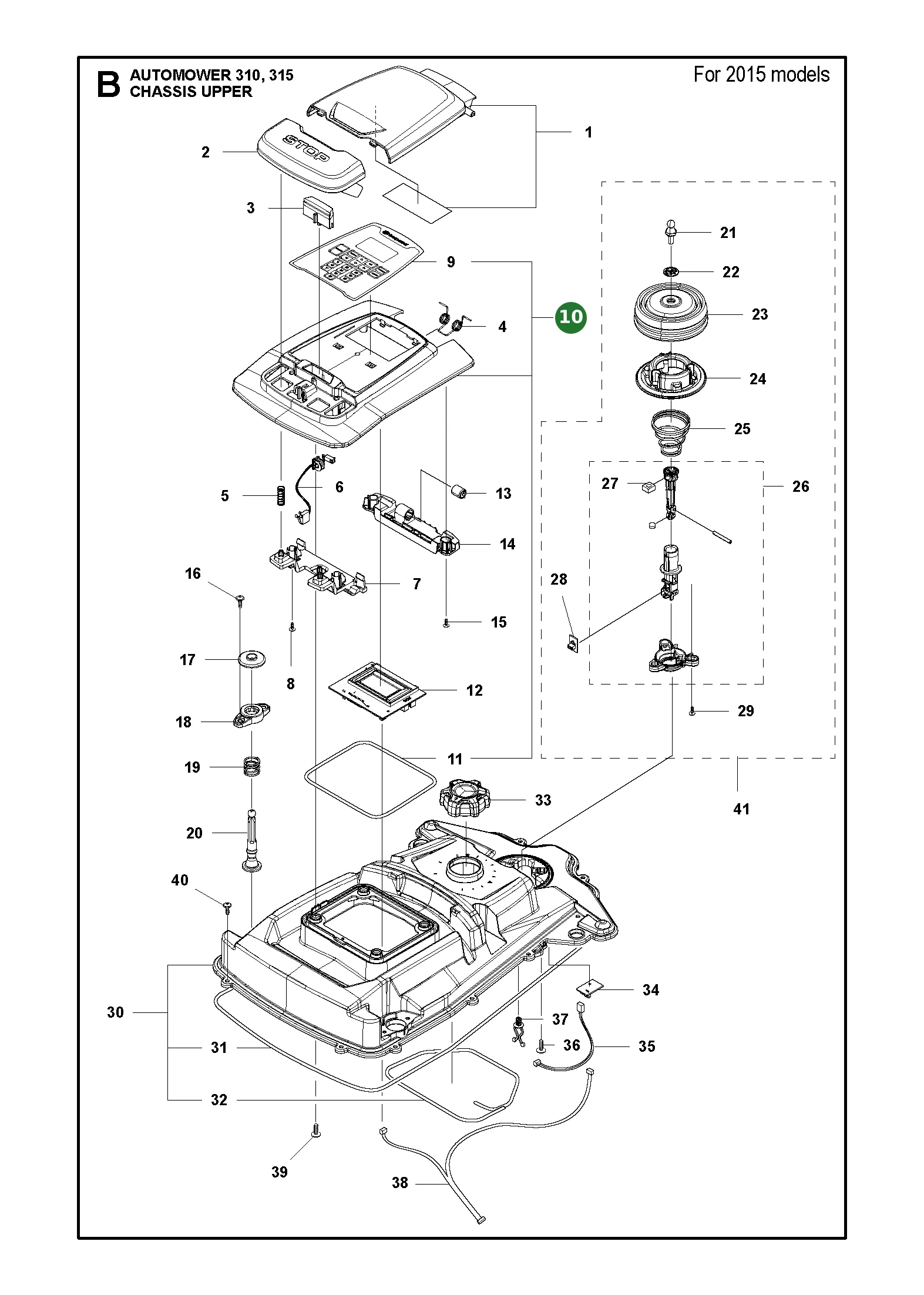 Position im Ersatzteilkatalog