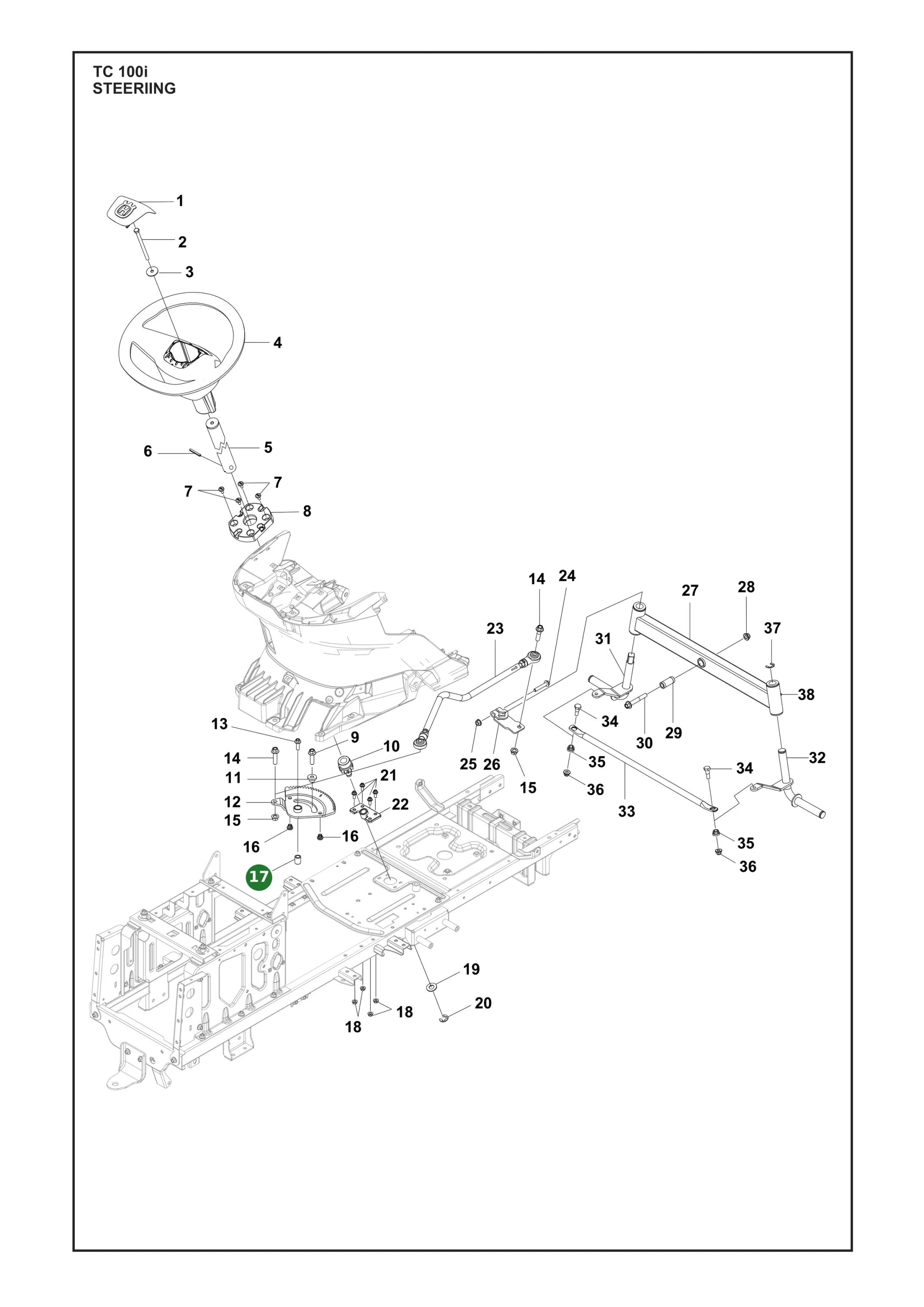 Position im Ersatzteilkatalog