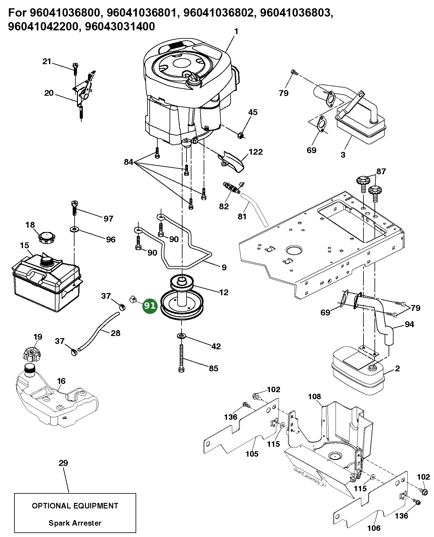 Position im Ersatzteilkatalog