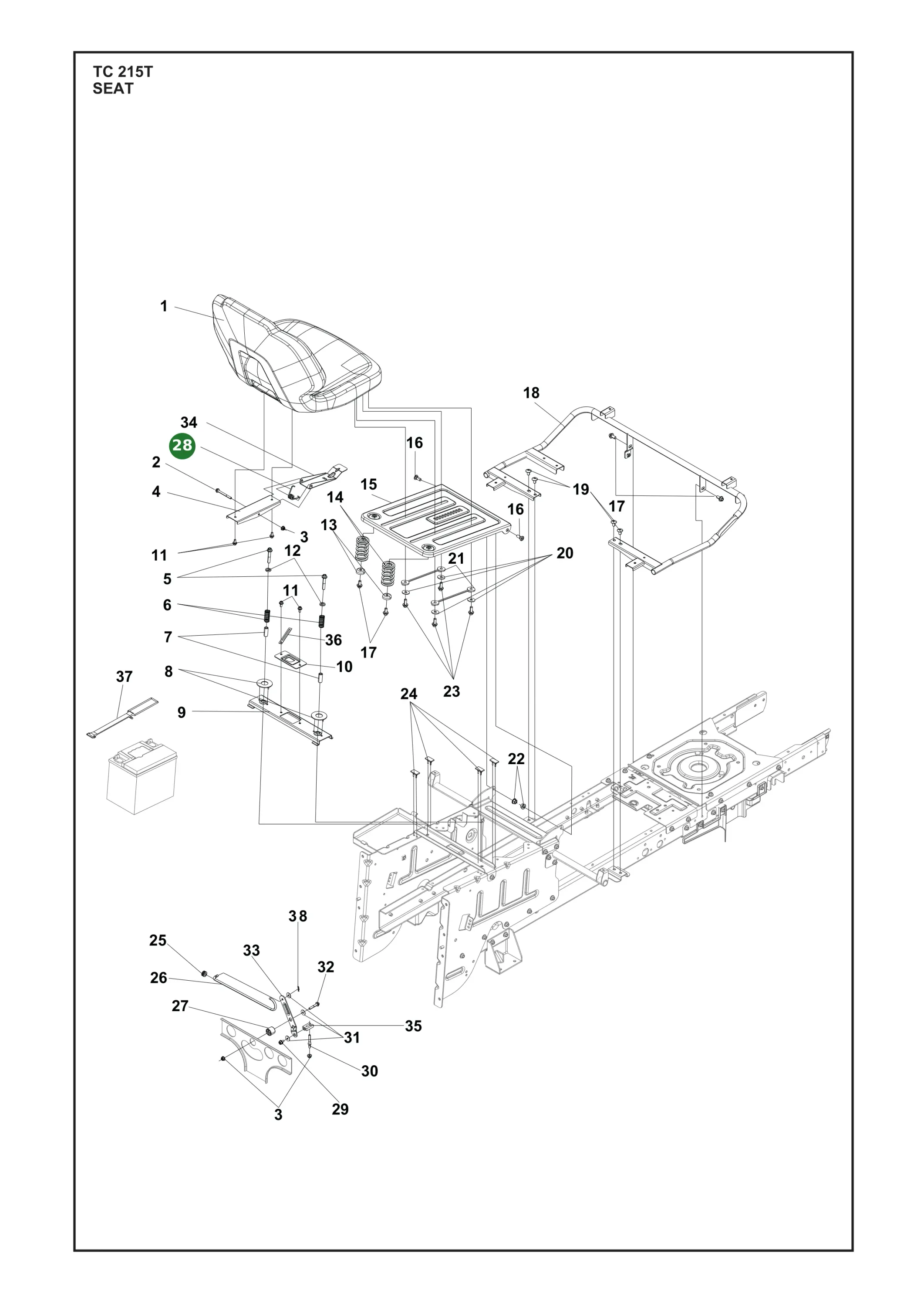 Position im Ersatzteilkatalog