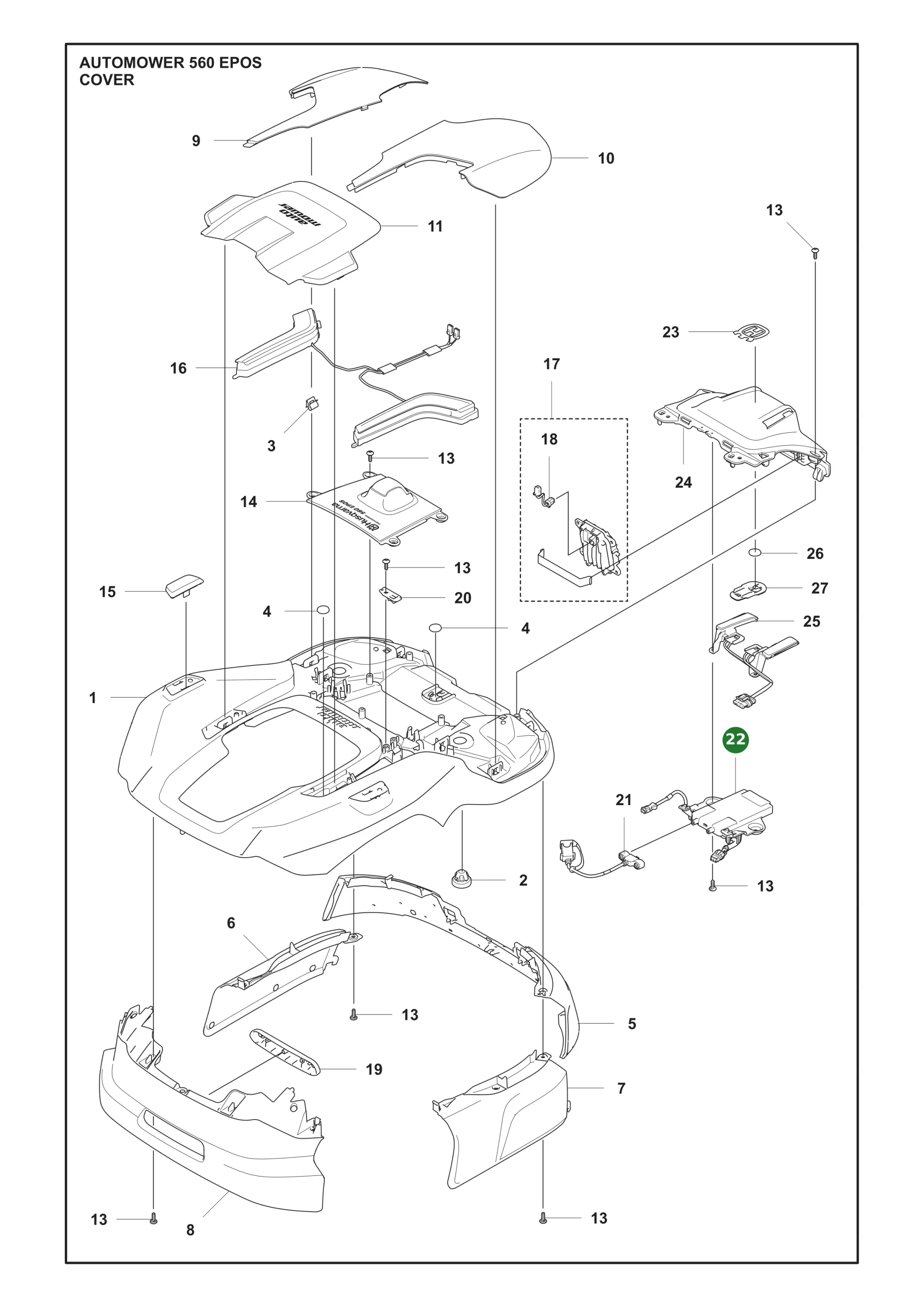 Position im Ersatzteilkatalog