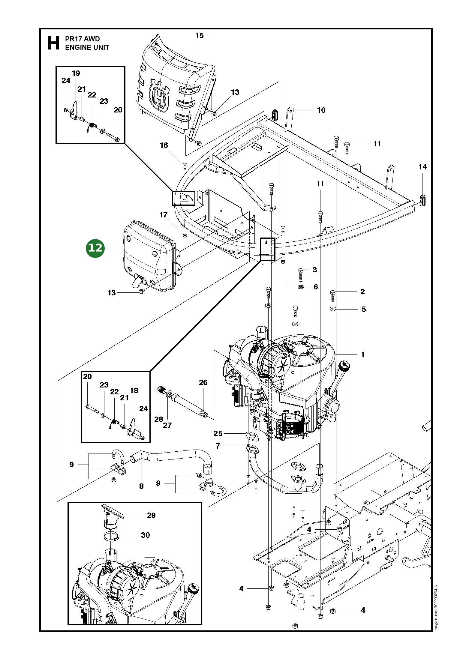 Position im Ersatzteilkatalog