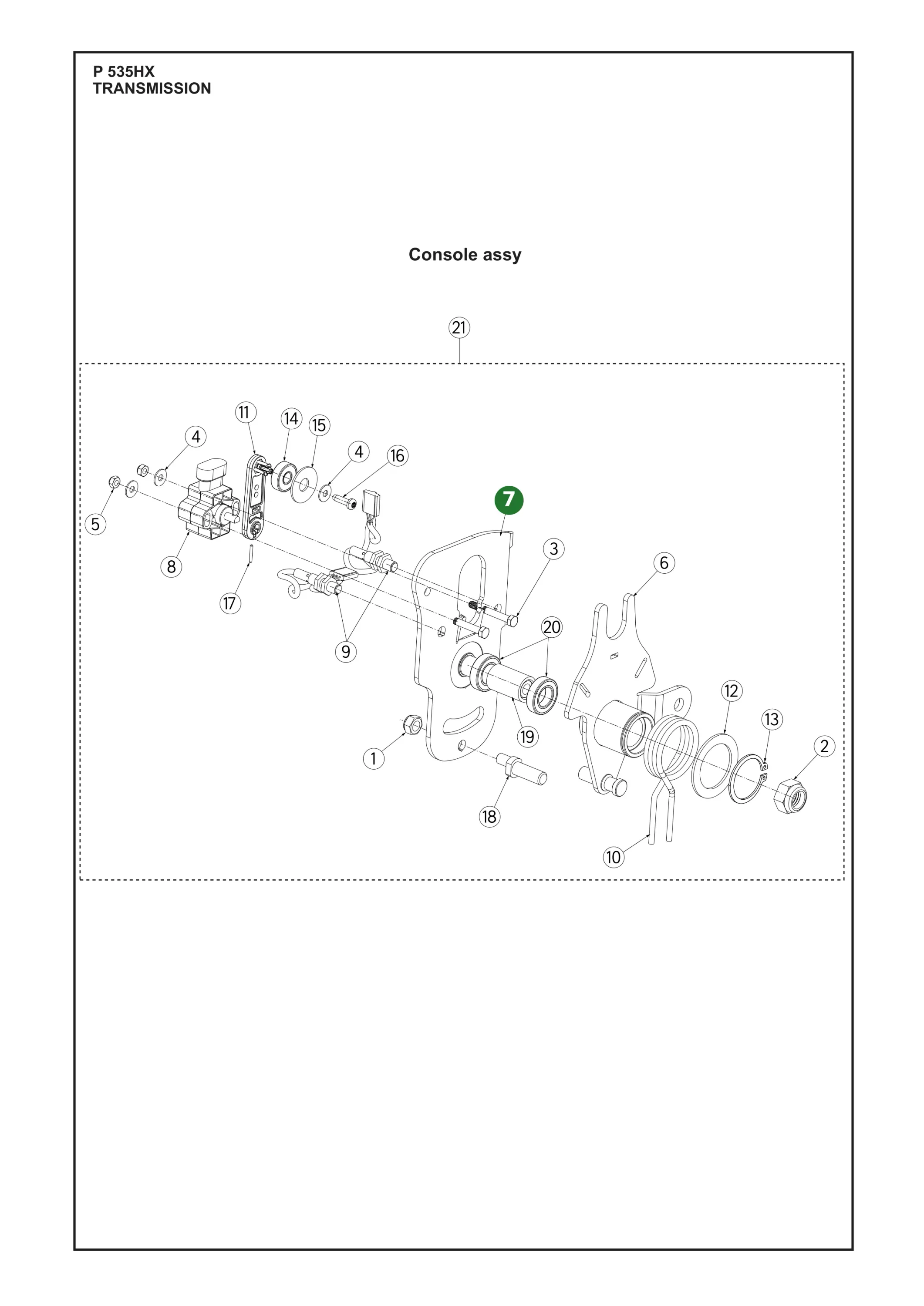 Position im Ersatzteilkatalog