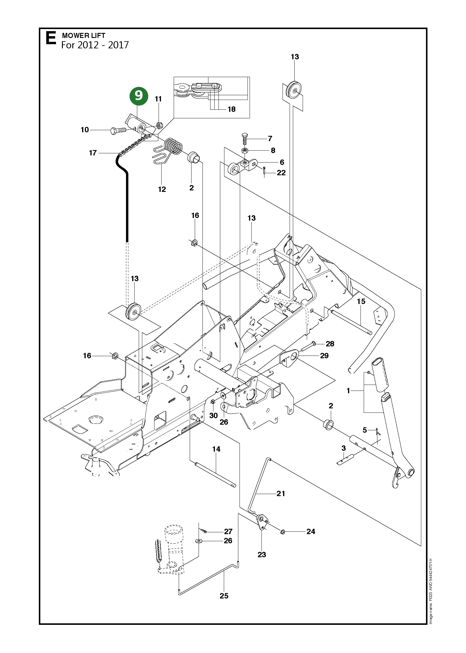 Position im Ersatzteilkatalog