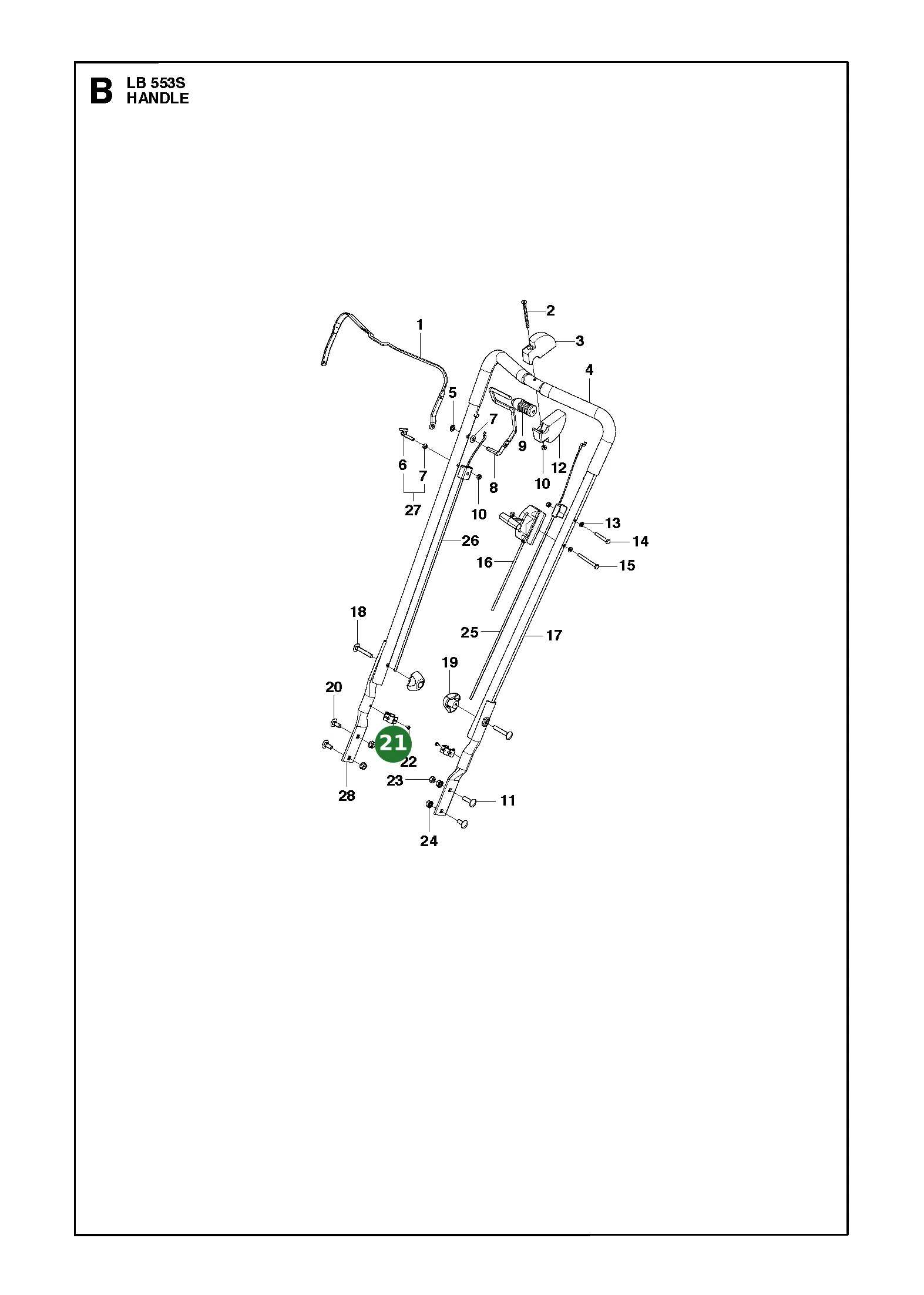 Position im Ersatzteilkatalog