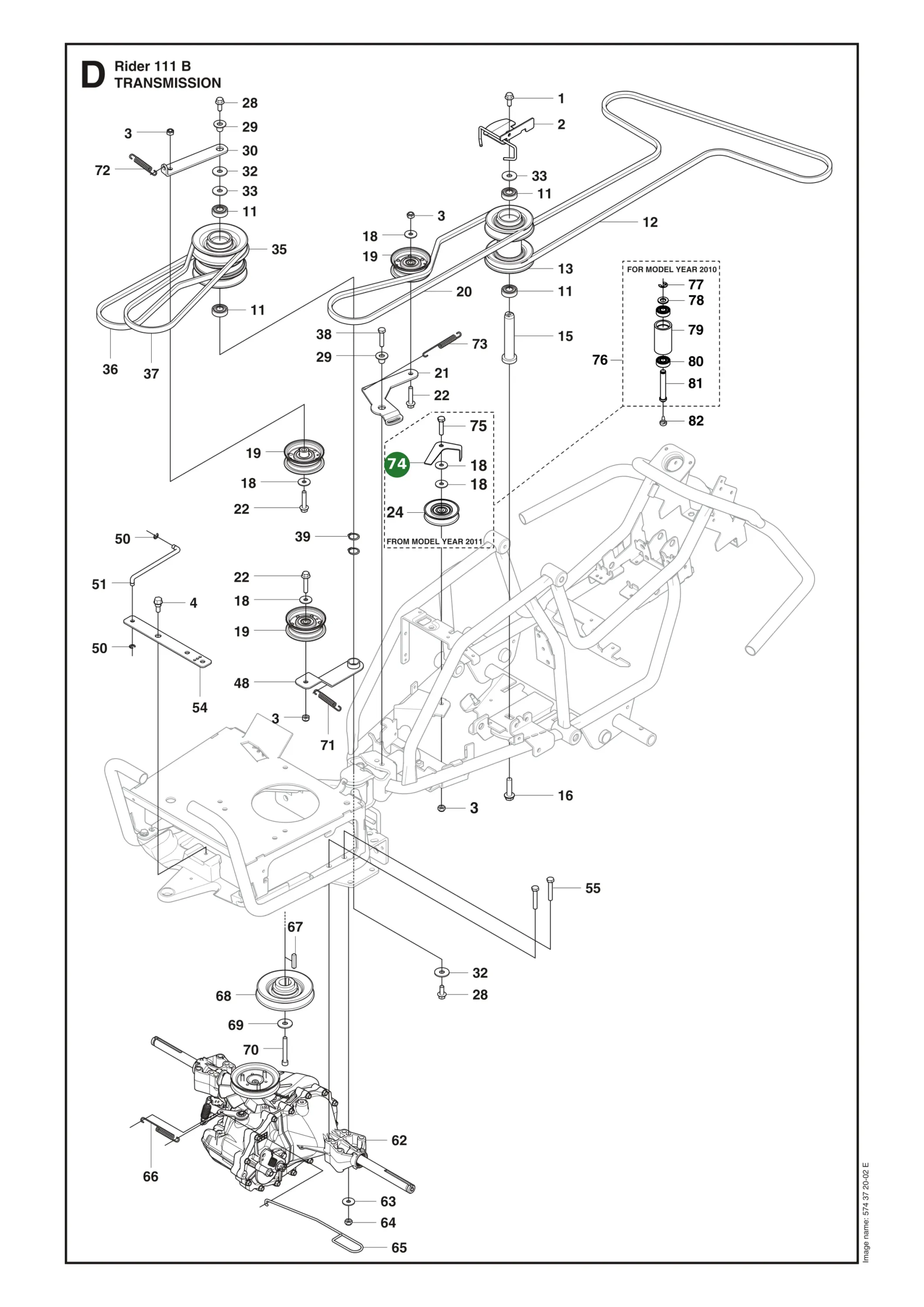 Position im Ersatzteilkatalog