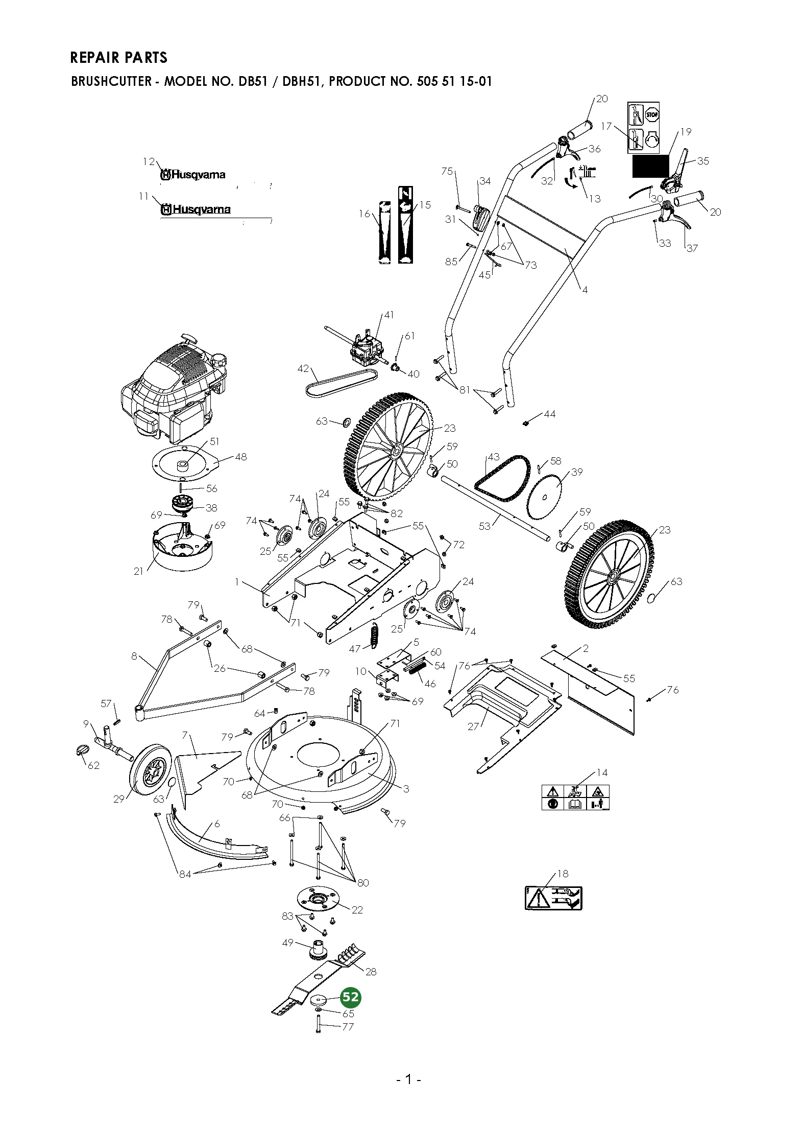 Position im Ersatzteilkatalog