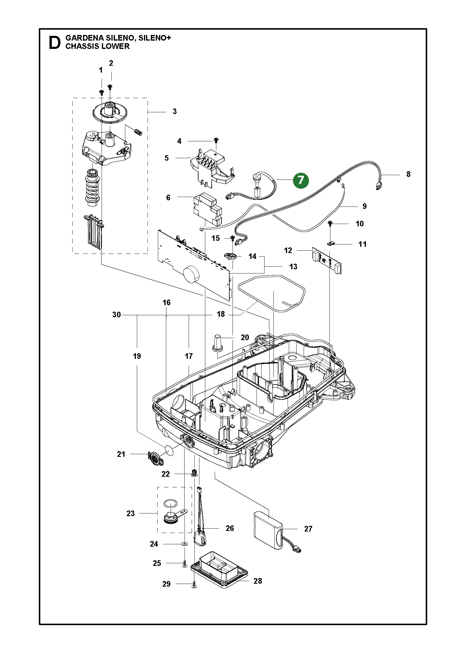 Position im Ersatzteilkatalog