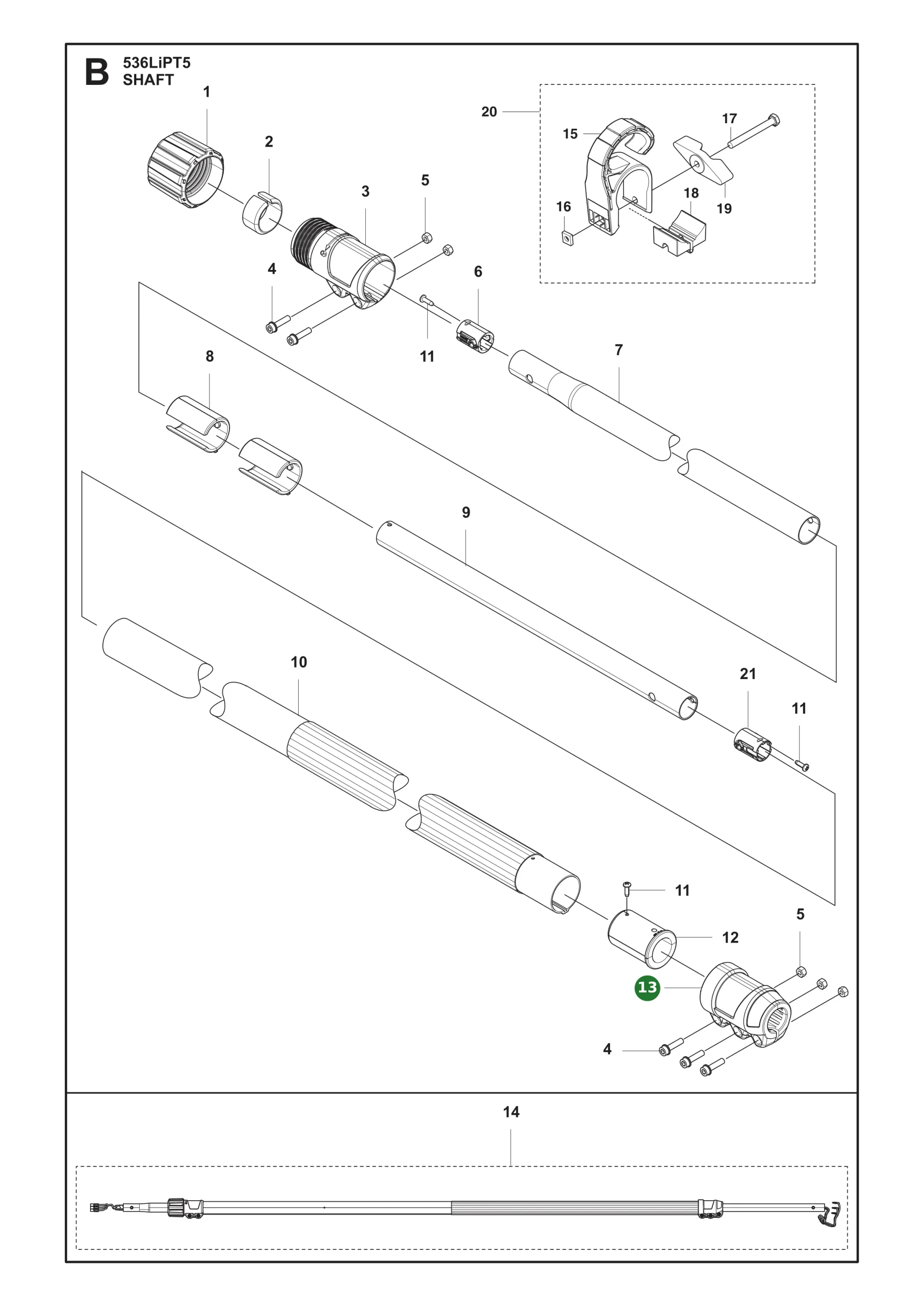 Position im Ersatzteilkatalog