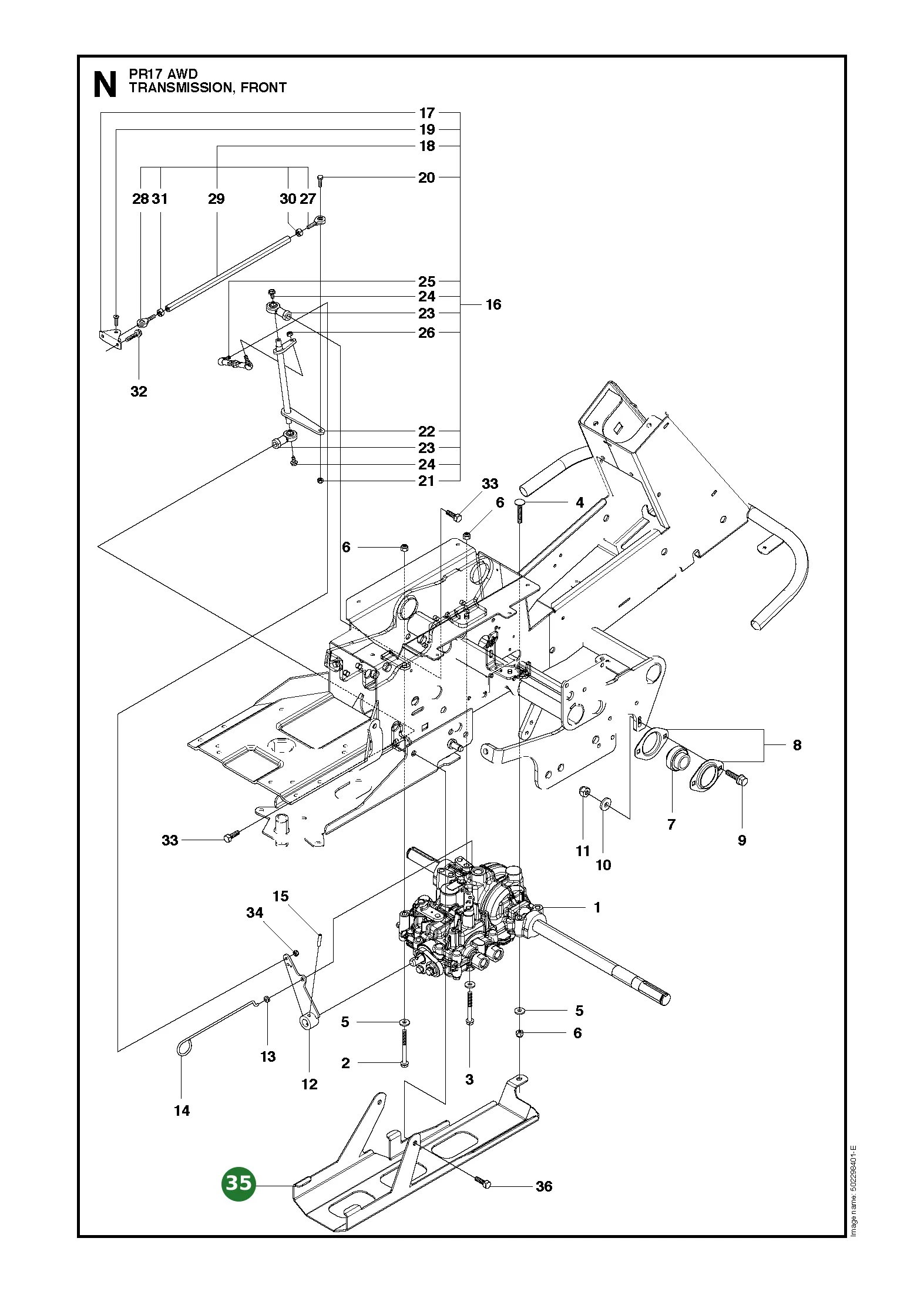 Position im Ersatzteilkatalog