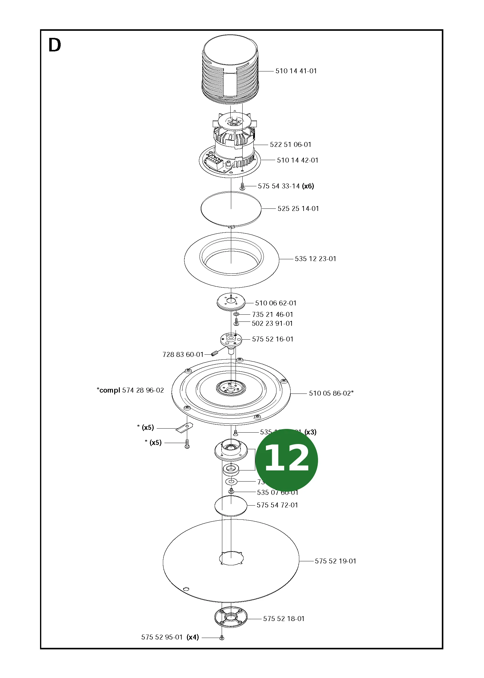 Position im Ersatzteilkatalog