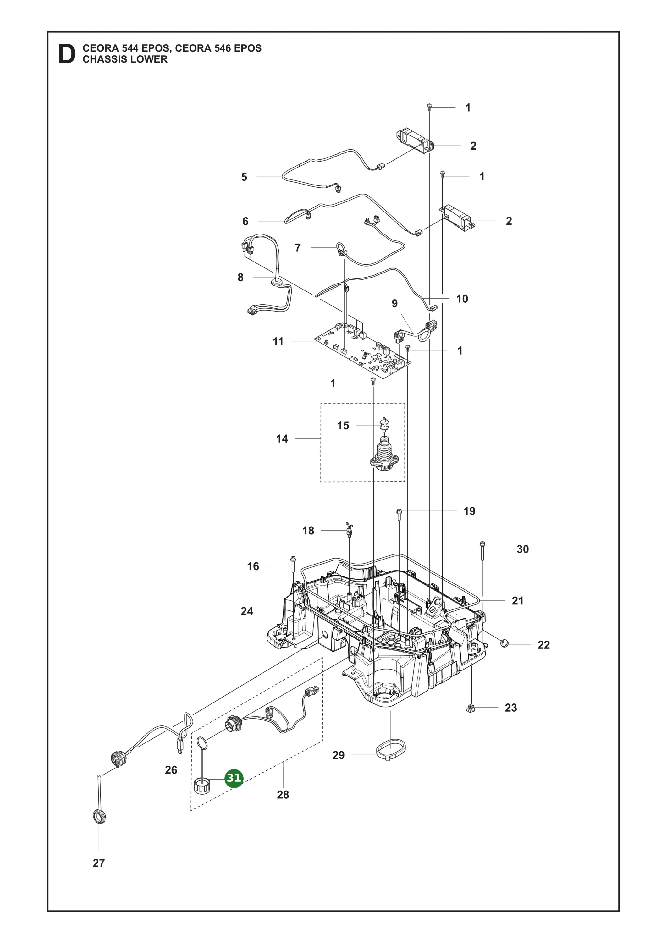 Position im Ersatzteilkatalog