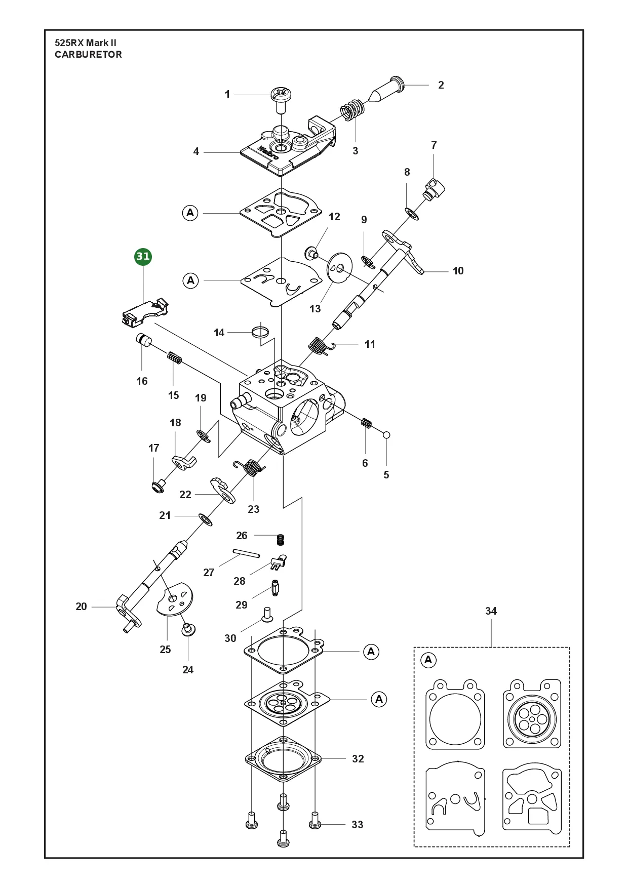 Position im Ersatzteilkatalog