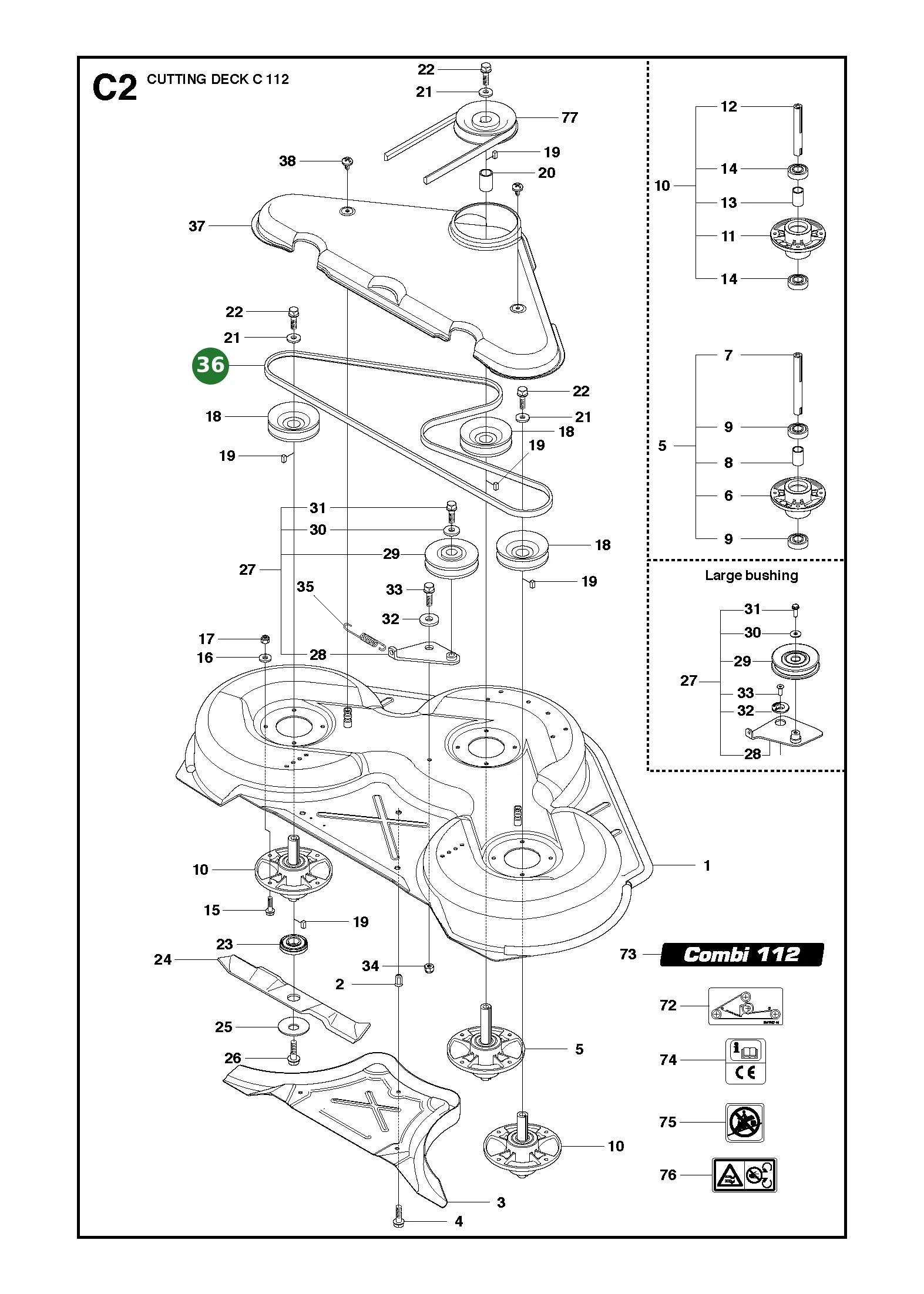 Position im Ersatzteilkatalog