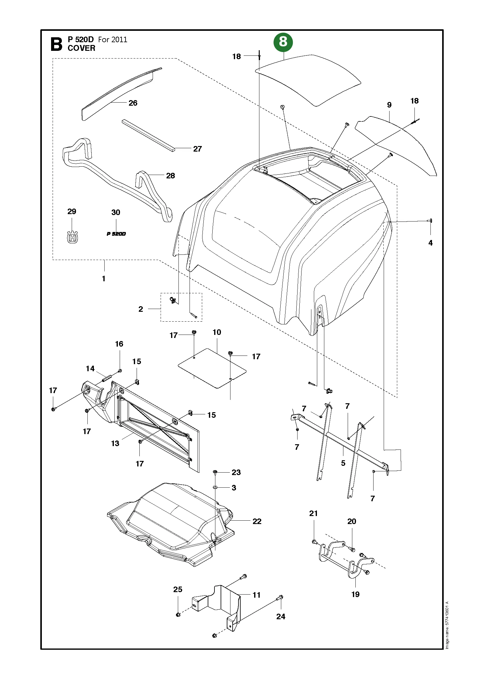 Position im Ersatzteilkatalog