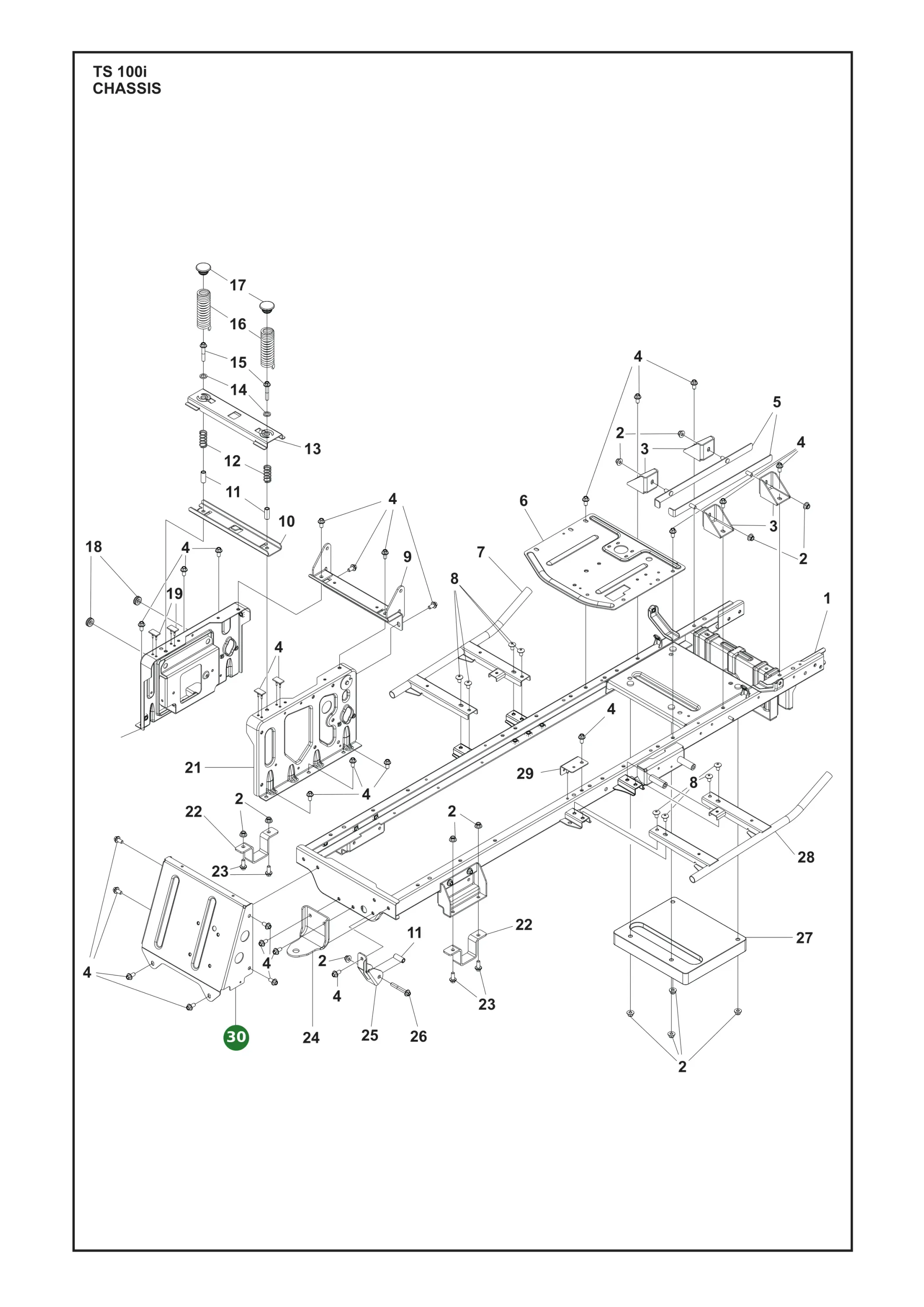 Position im Ersatzteilkatalog