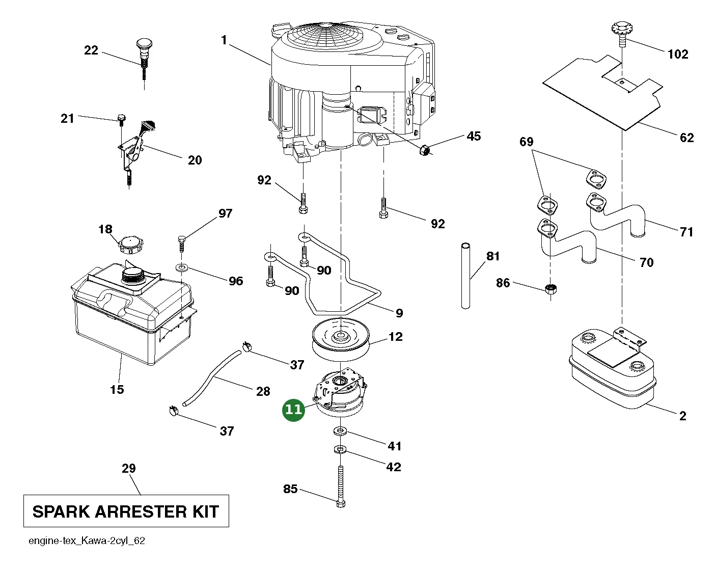 Position im Ersatzteilkatalog