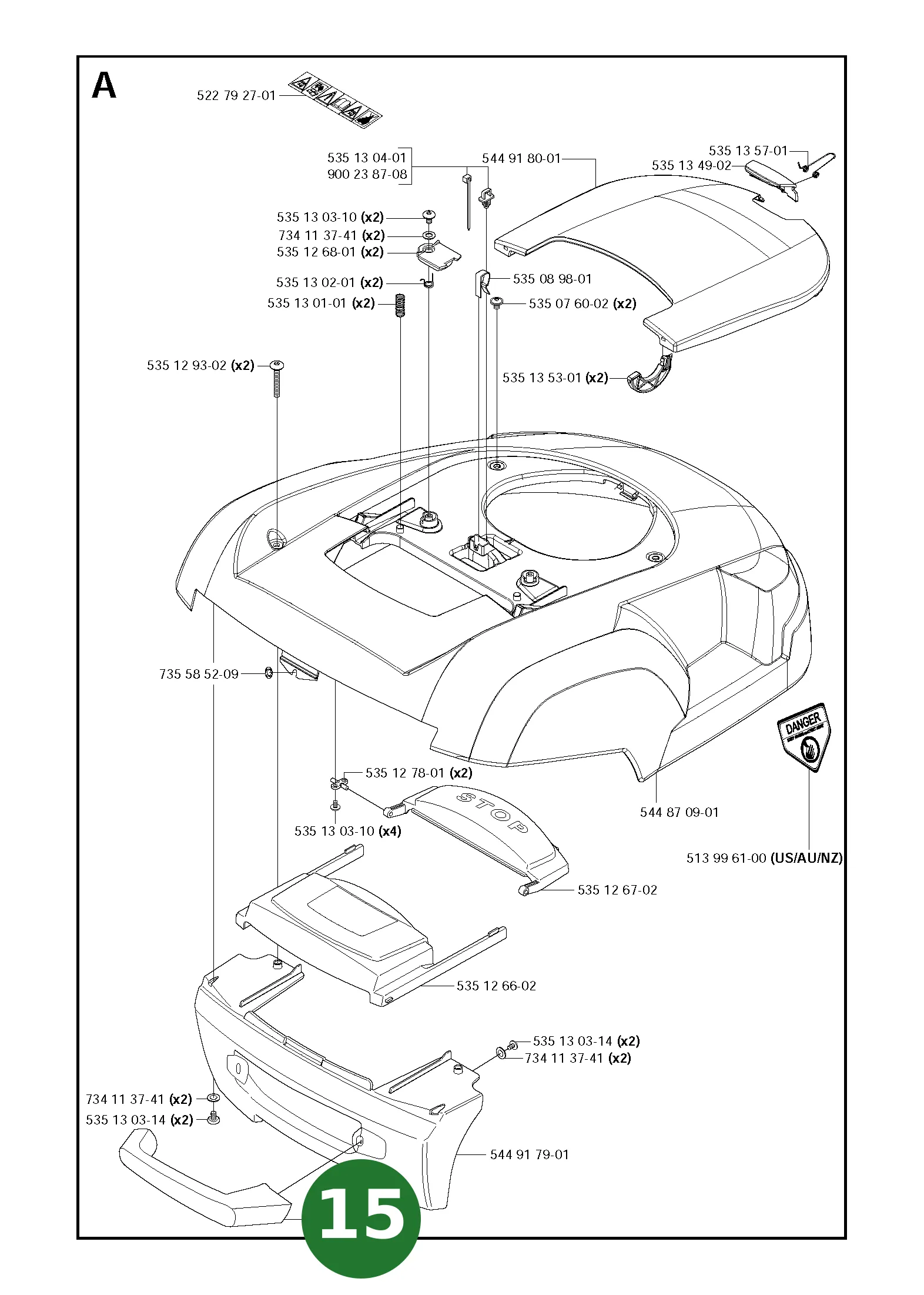 Position im Ersatzteilkatalog