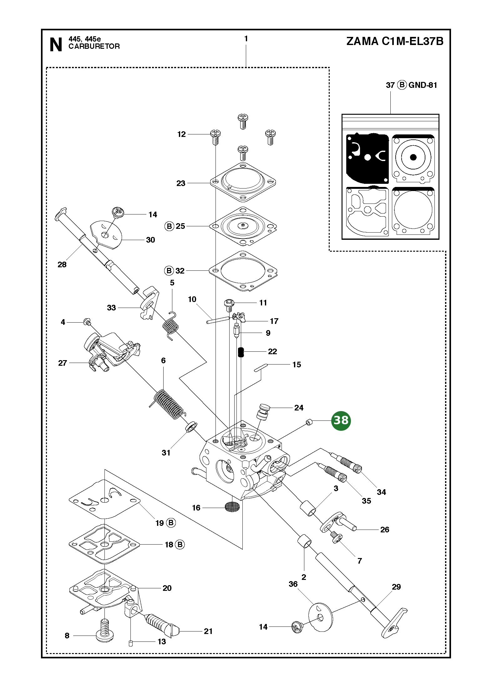 Position im Ersatzteilkatalog