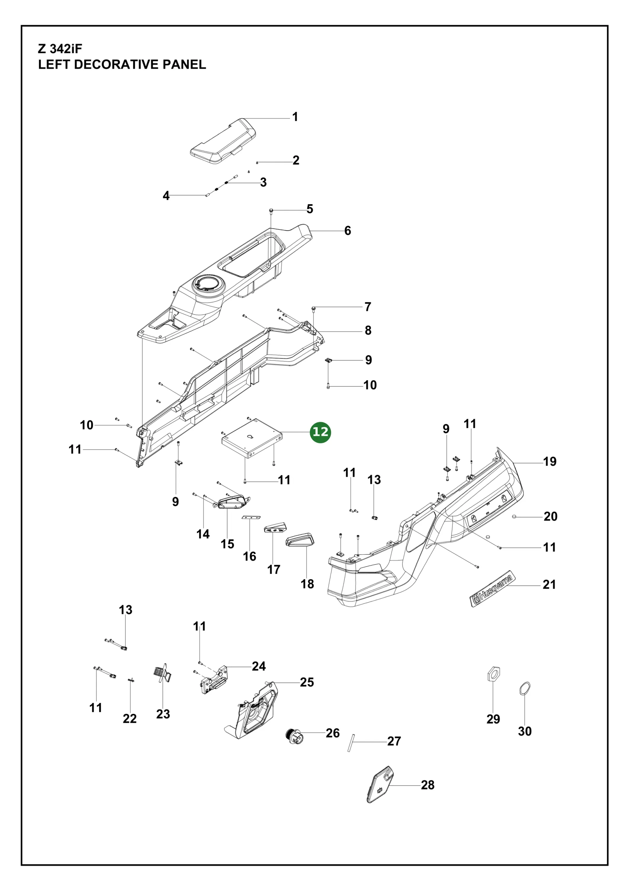 Position im Ersatzteilkatalog