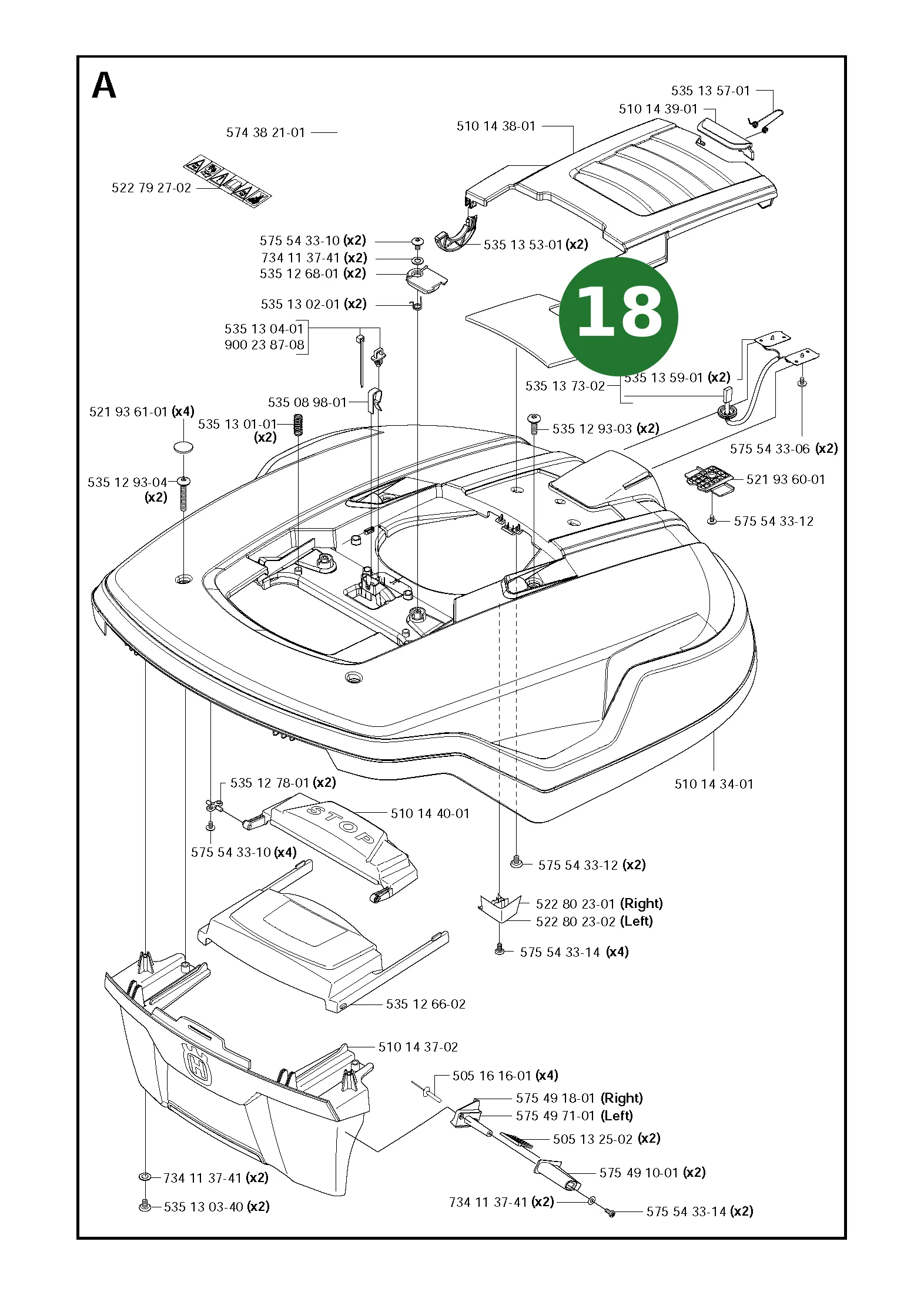 Position im Ersatzteilkatalog