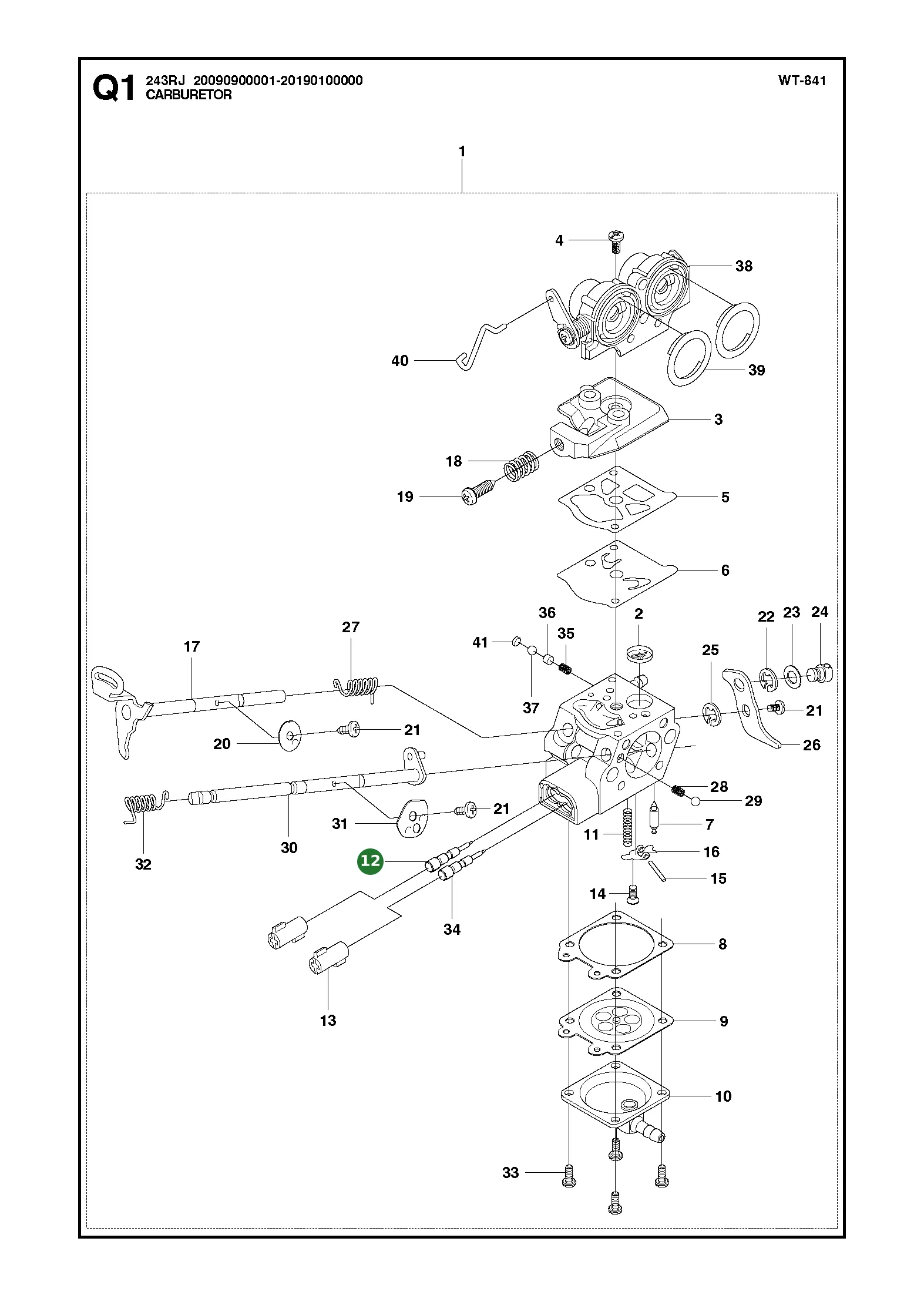 Position im Ersatzteilkatalog