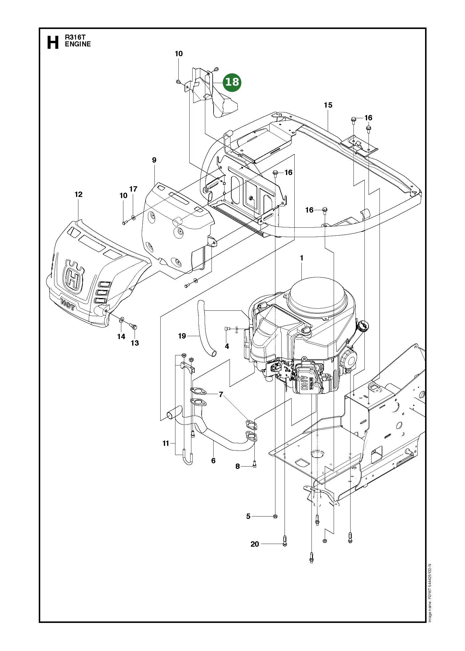 Position im Ersatzteilkatalog