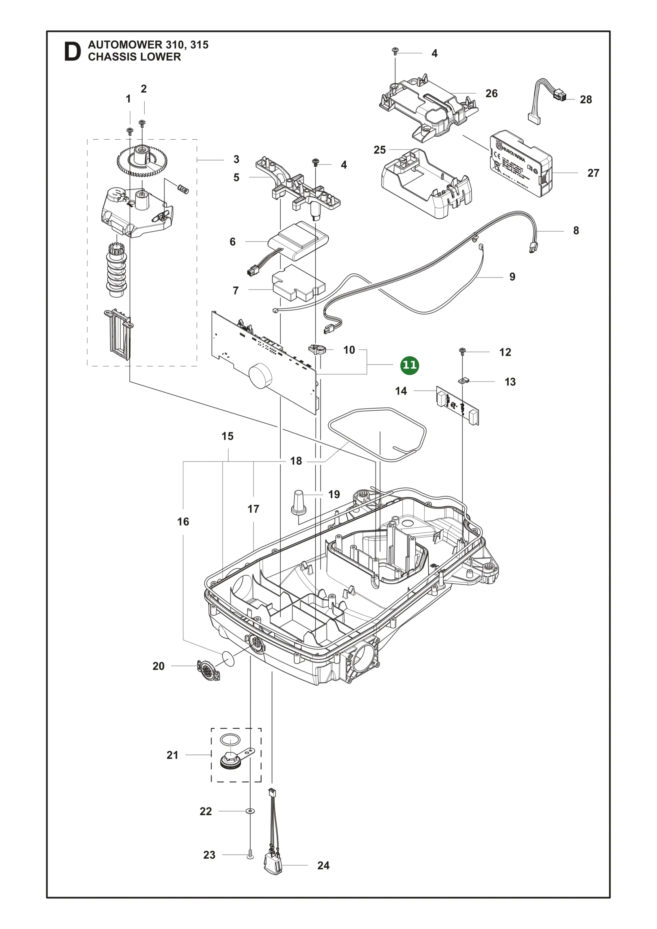 Position im Ersatzteilkatalog