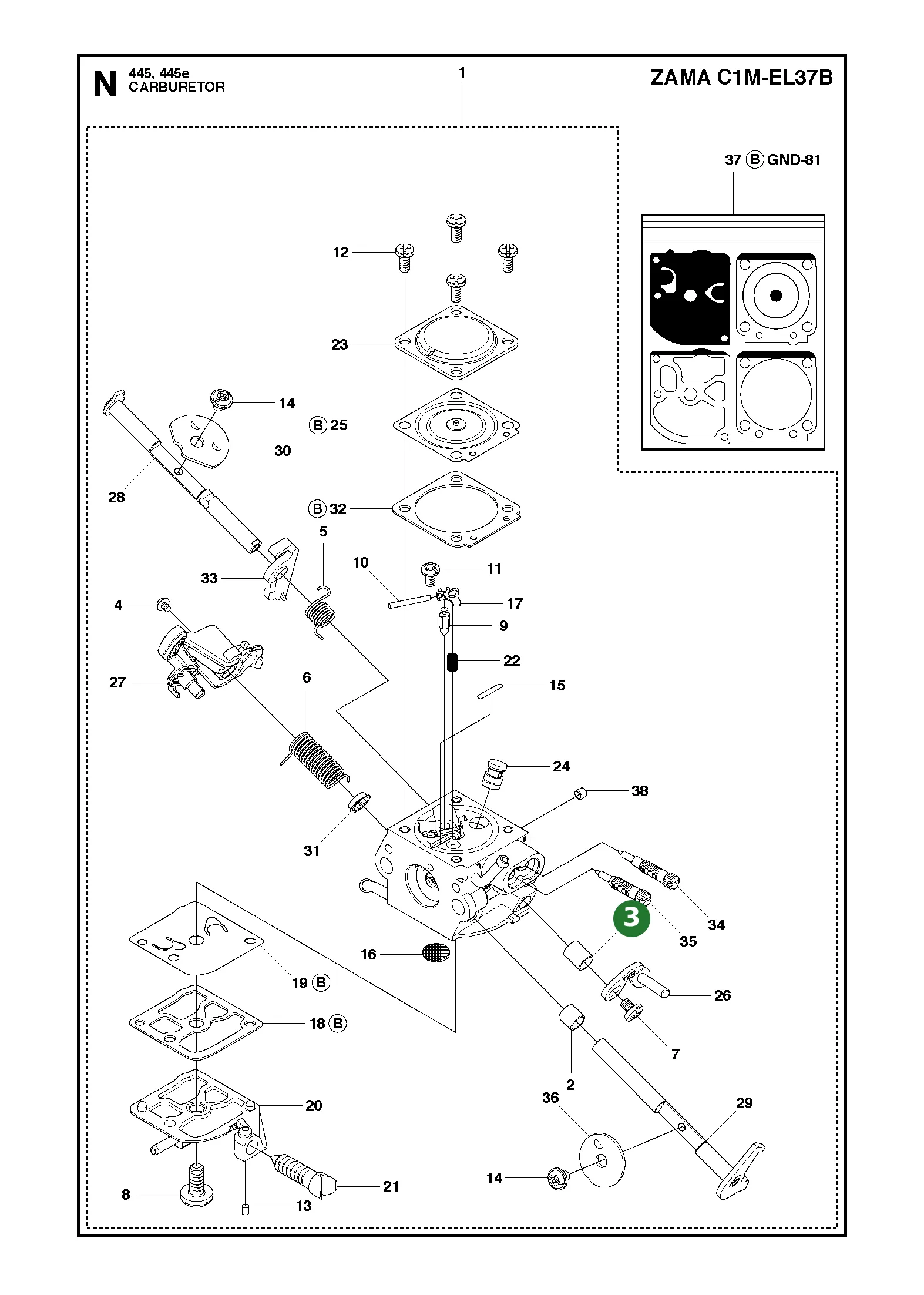 Position im Ersatzteilkatalog