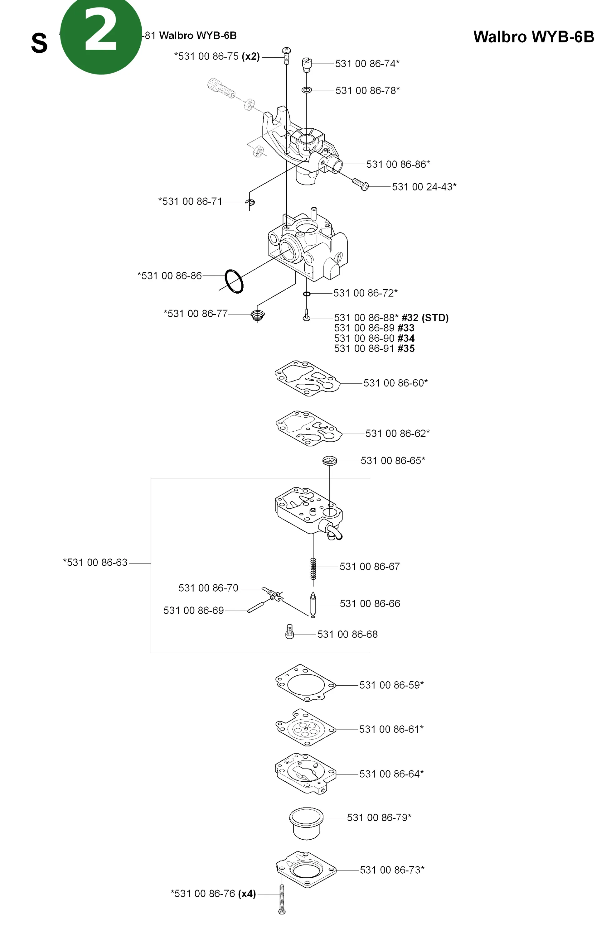 Position im Ersatzteilkatalog