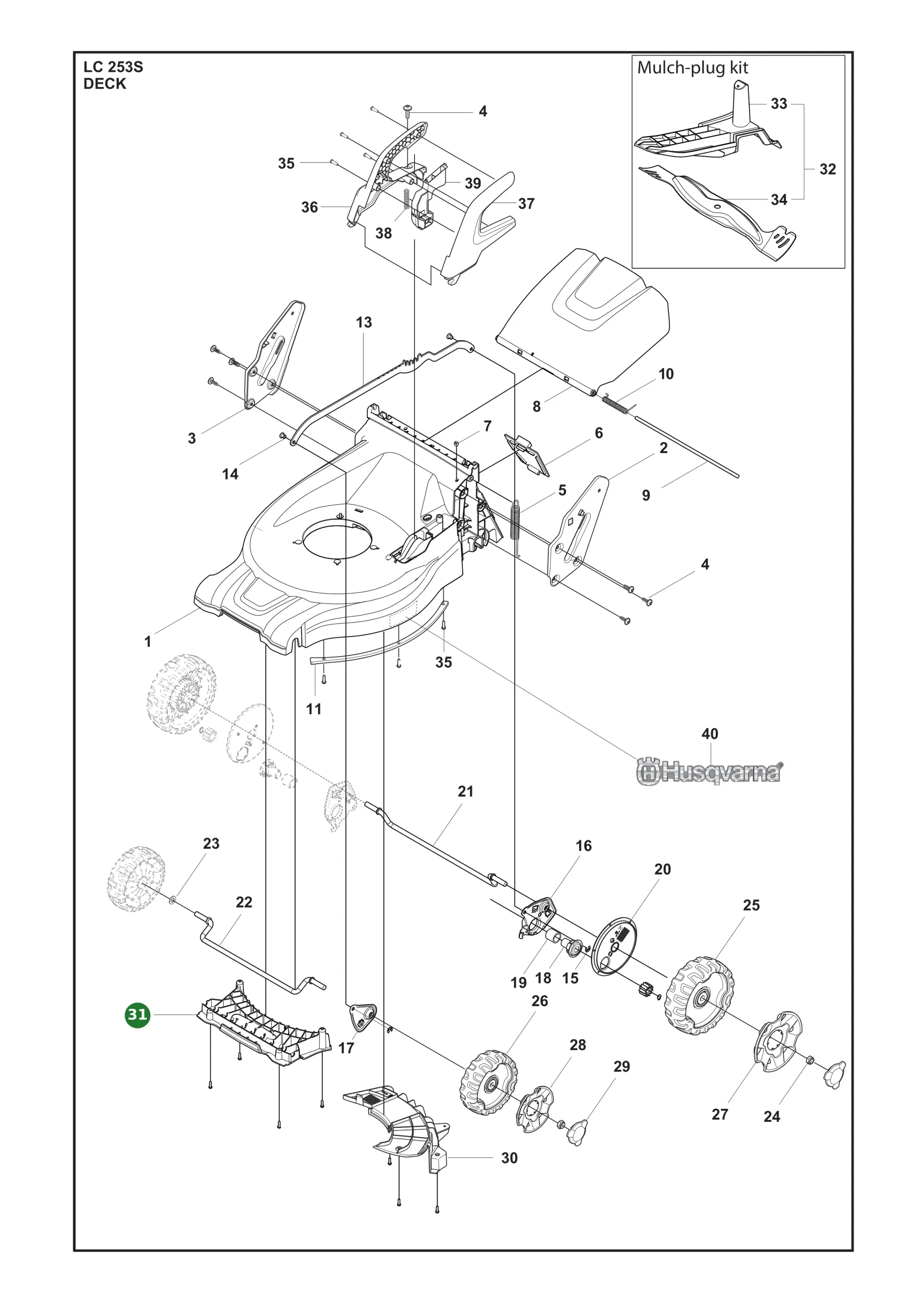 Position im Ersatzteilkatalog