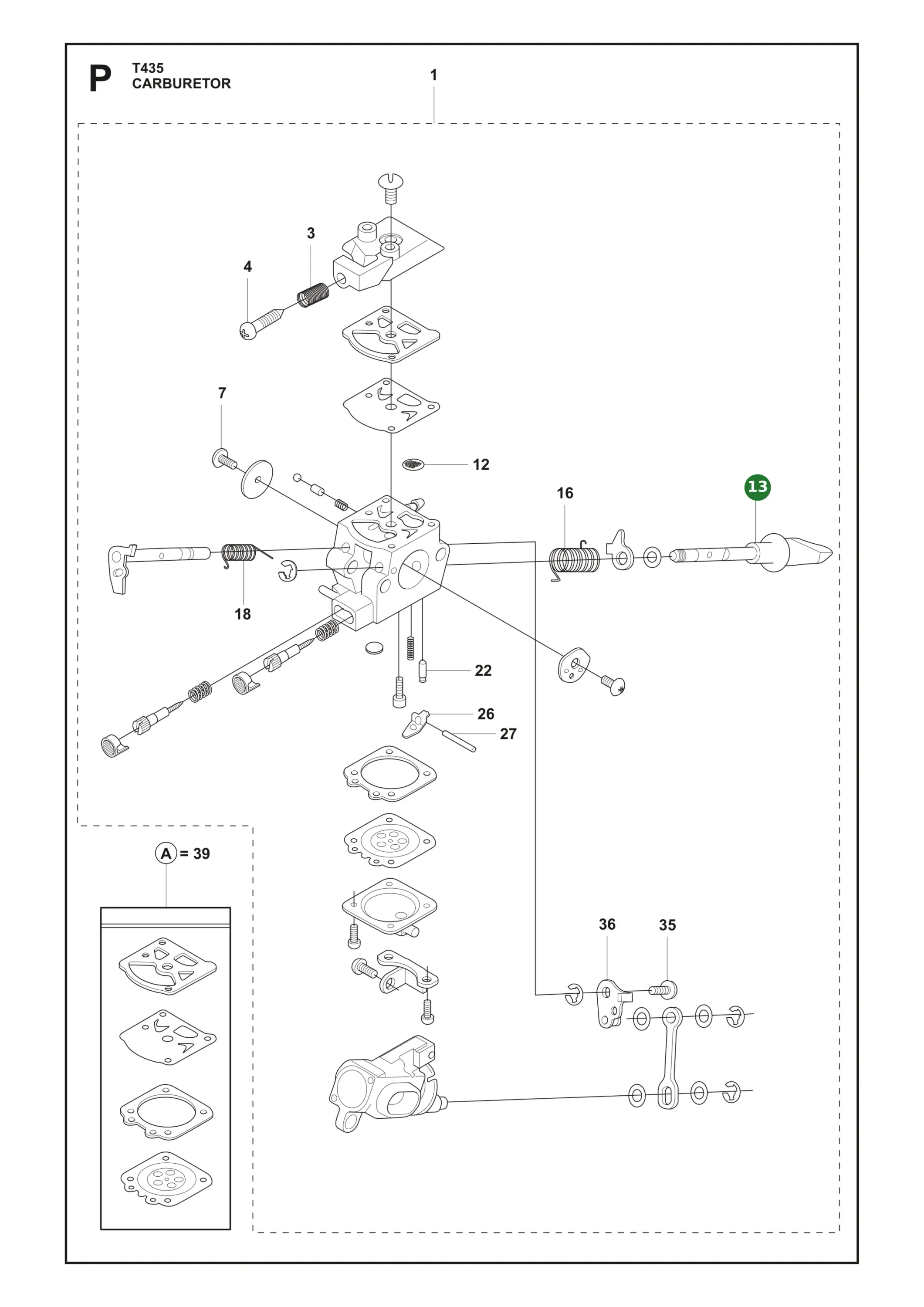 Position im Ersatzteilkatalog