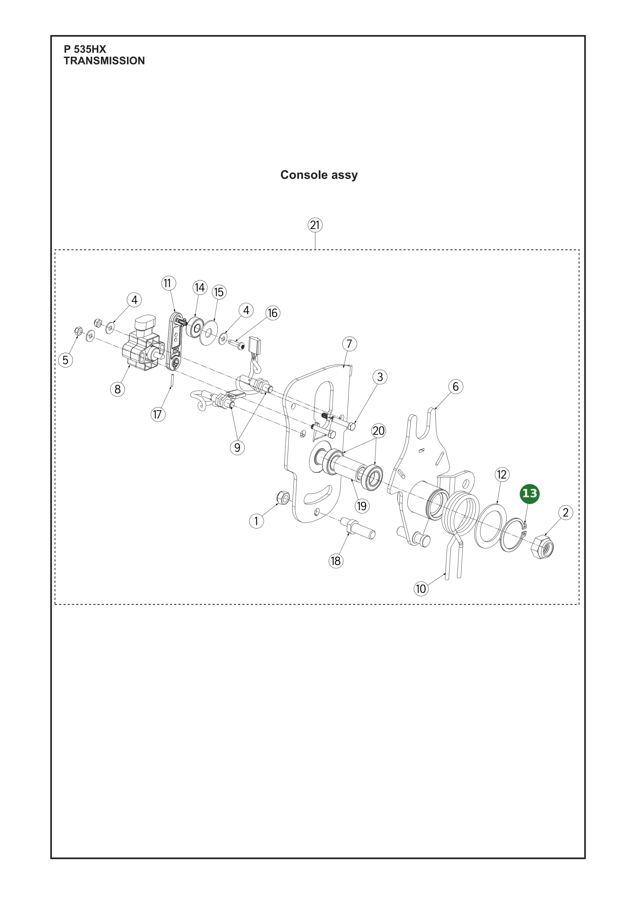 Position im Ersatzteilkatalog