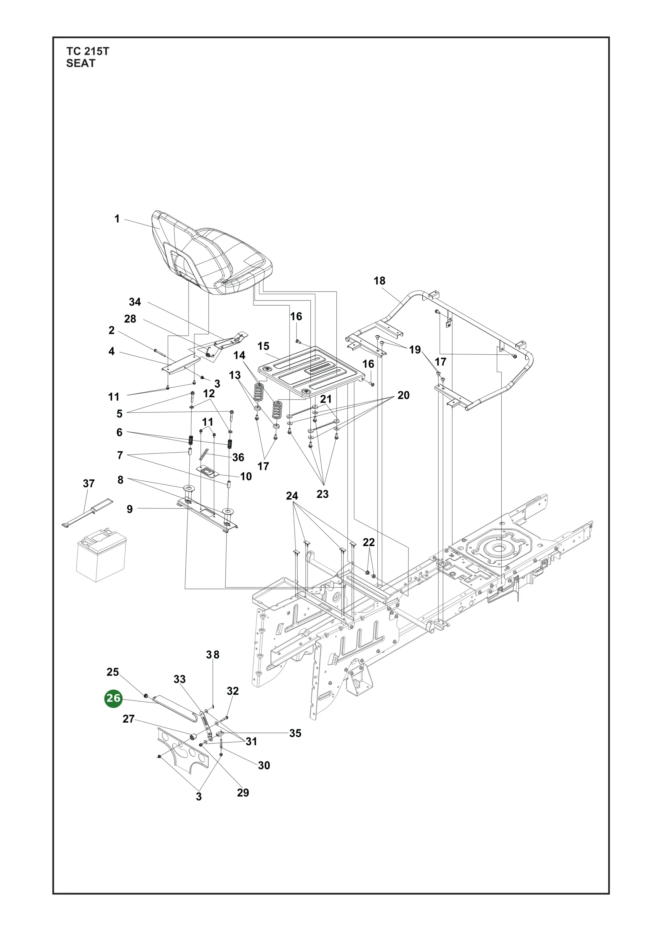 Position im Ersatzteilkatalog